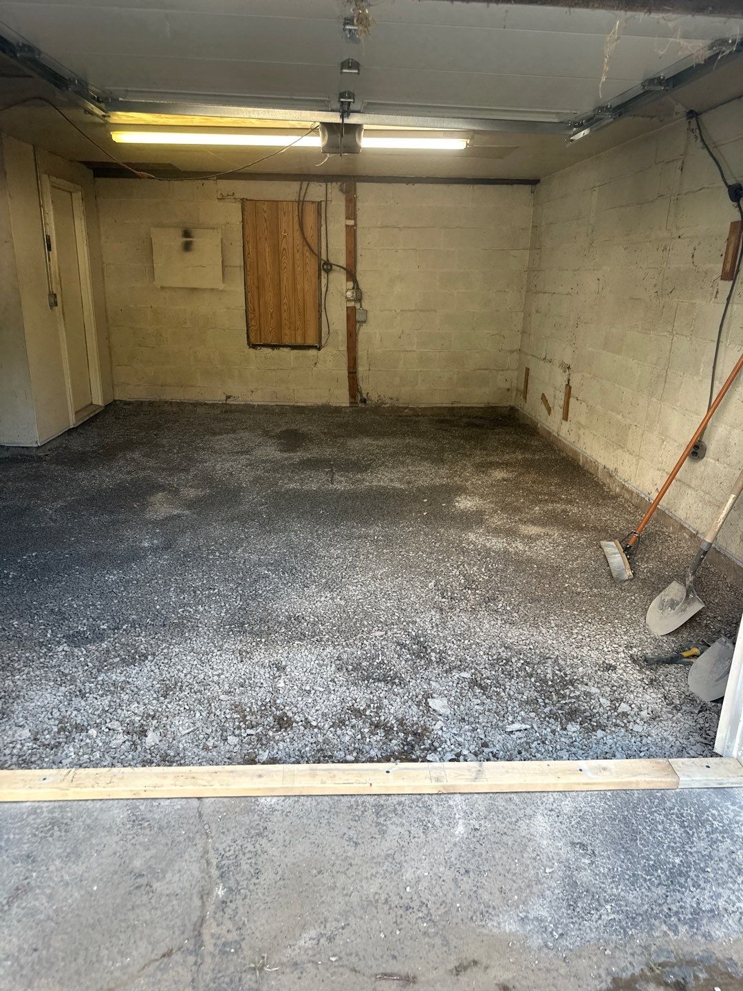 Concrete garage floor replacement  by NG Masonry & Construction LLC