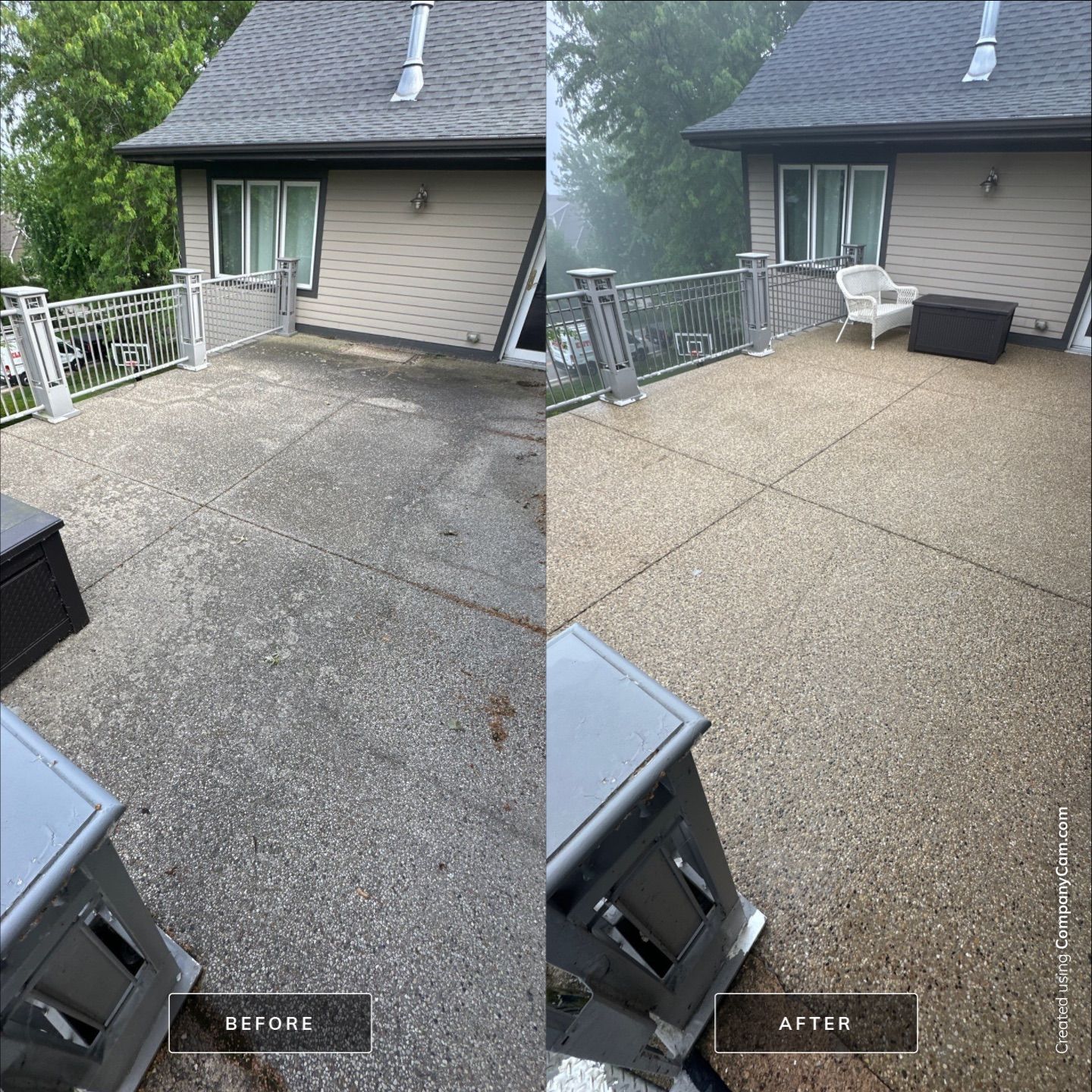 Project in Pleasant Prairie by Simmons Power & Soft Washing