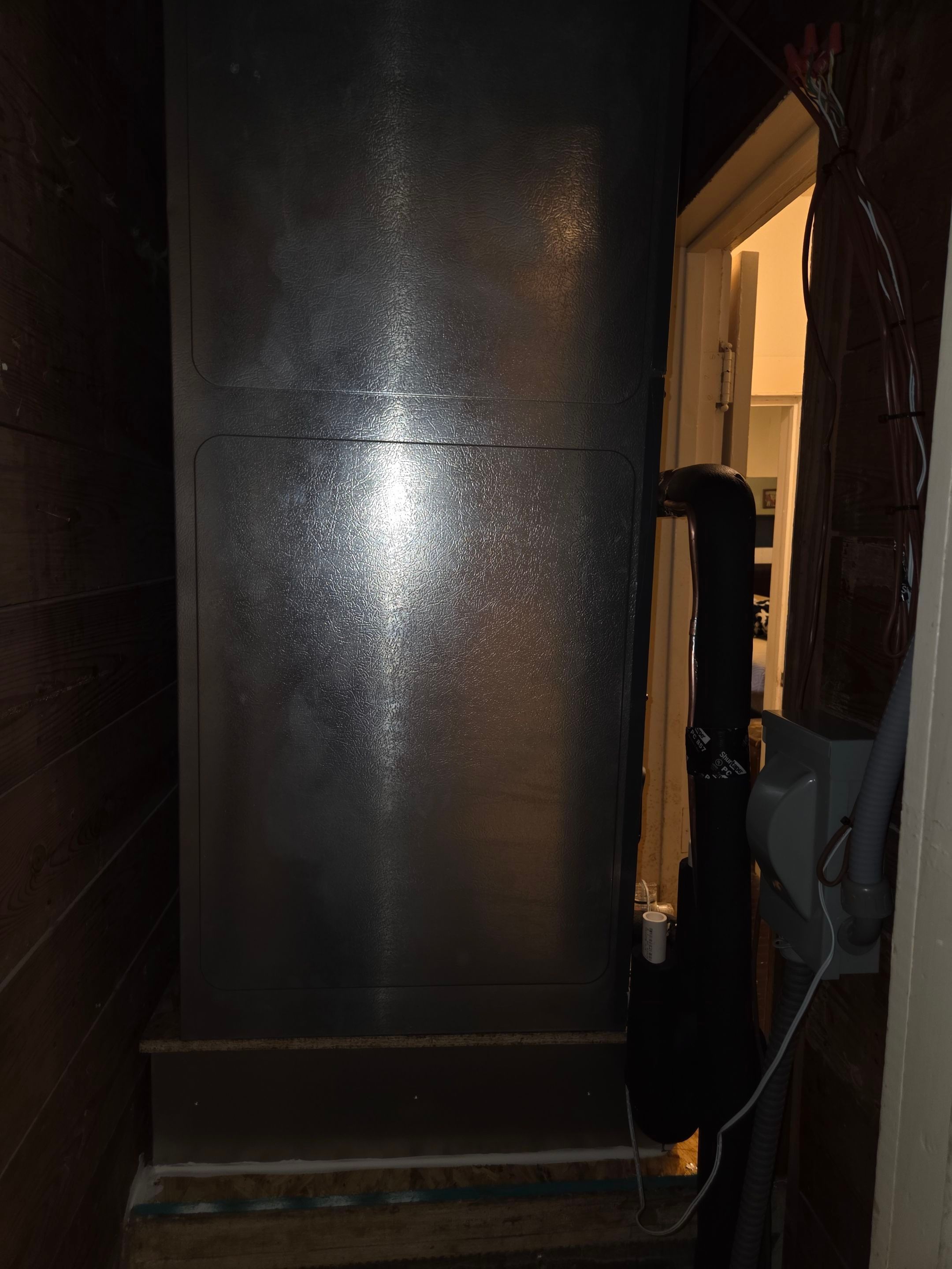 San Antonio HVAC System Replacement with New Concrete Condenser Pad by Premier Pros