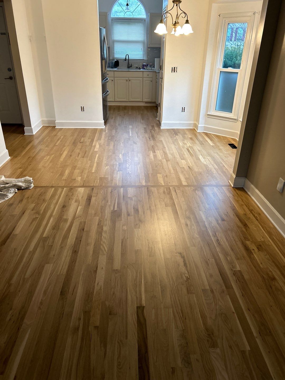 Harwood installation and refinish by Footprints Floors of Nashville