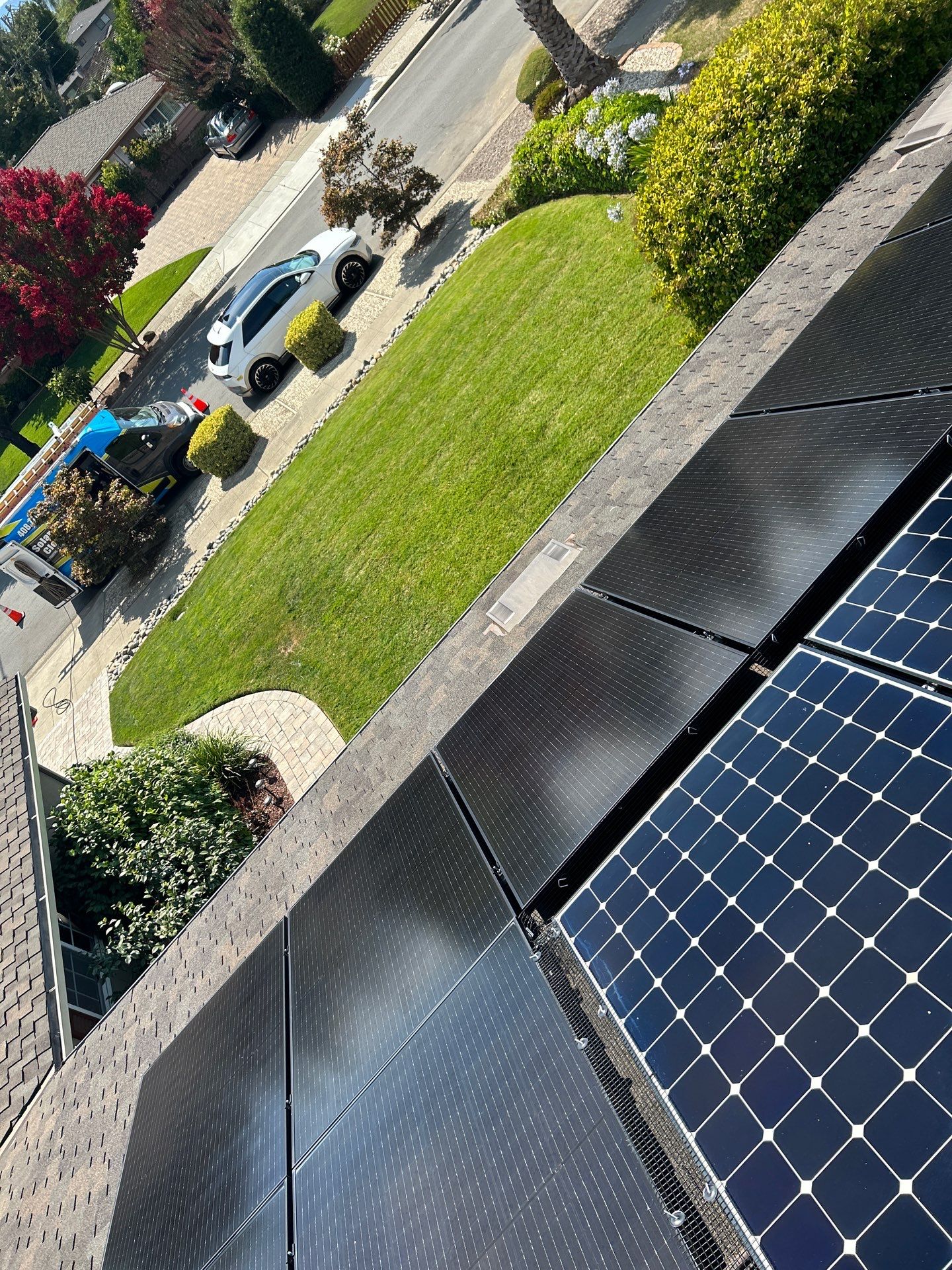 Solar Panel Critter Guard Installation by All One Solar Shine