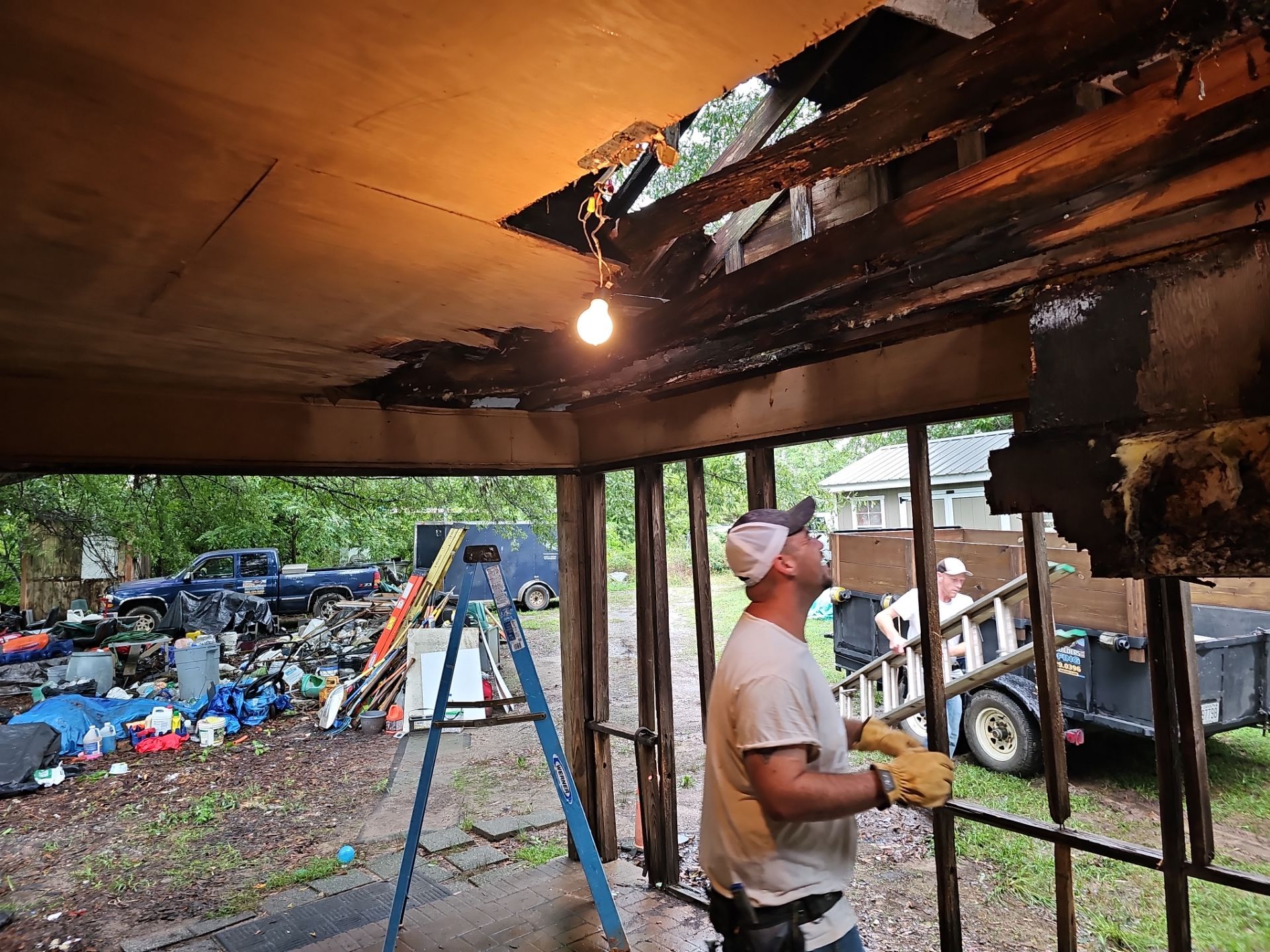 Syler roofing job by BROCK BUILDERS