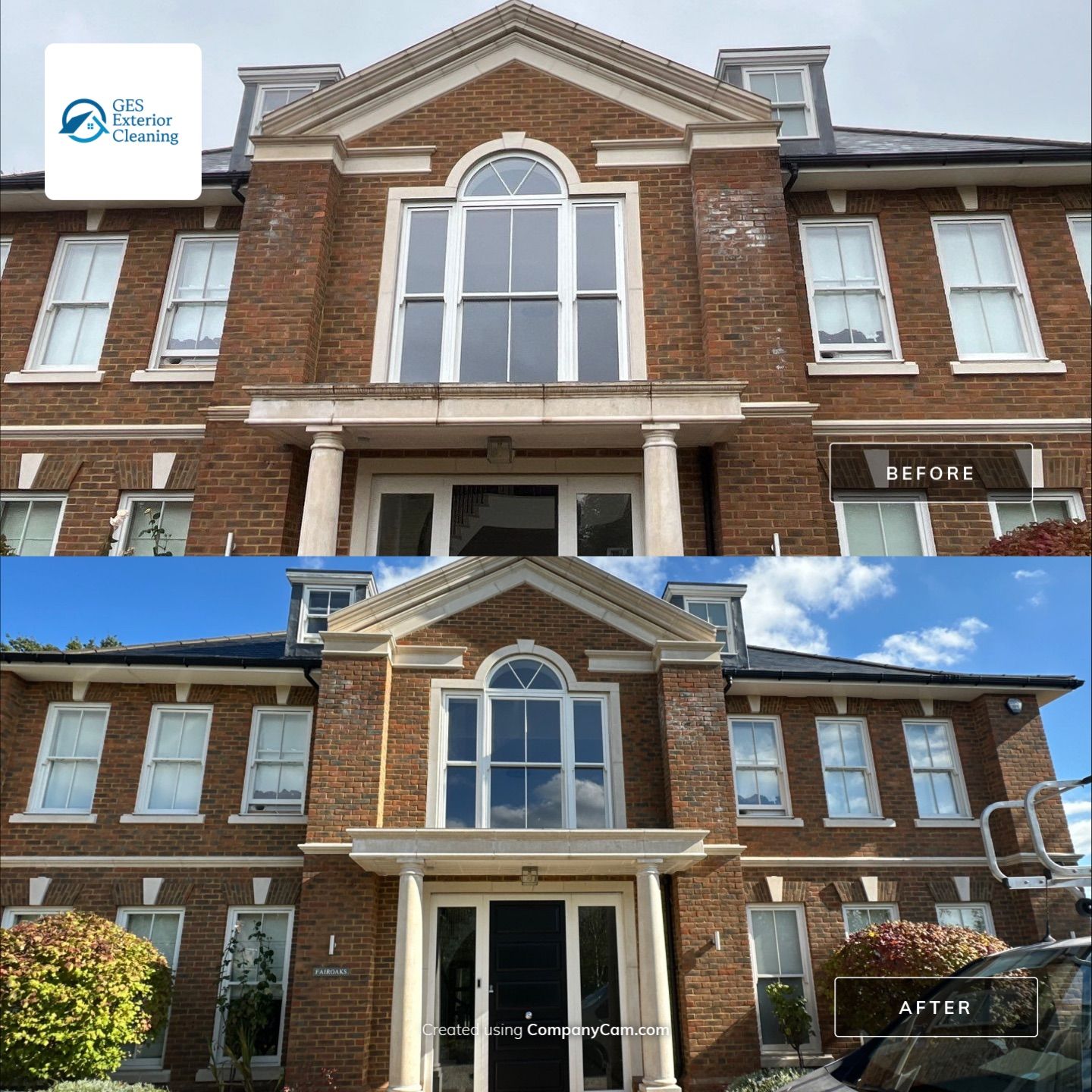 Roof Cleaning - Patio Cleaning - Stonework Cleaning using Honda 15lpm Low Pressure Washing Machine by Ges Exterior Cleaning ltd