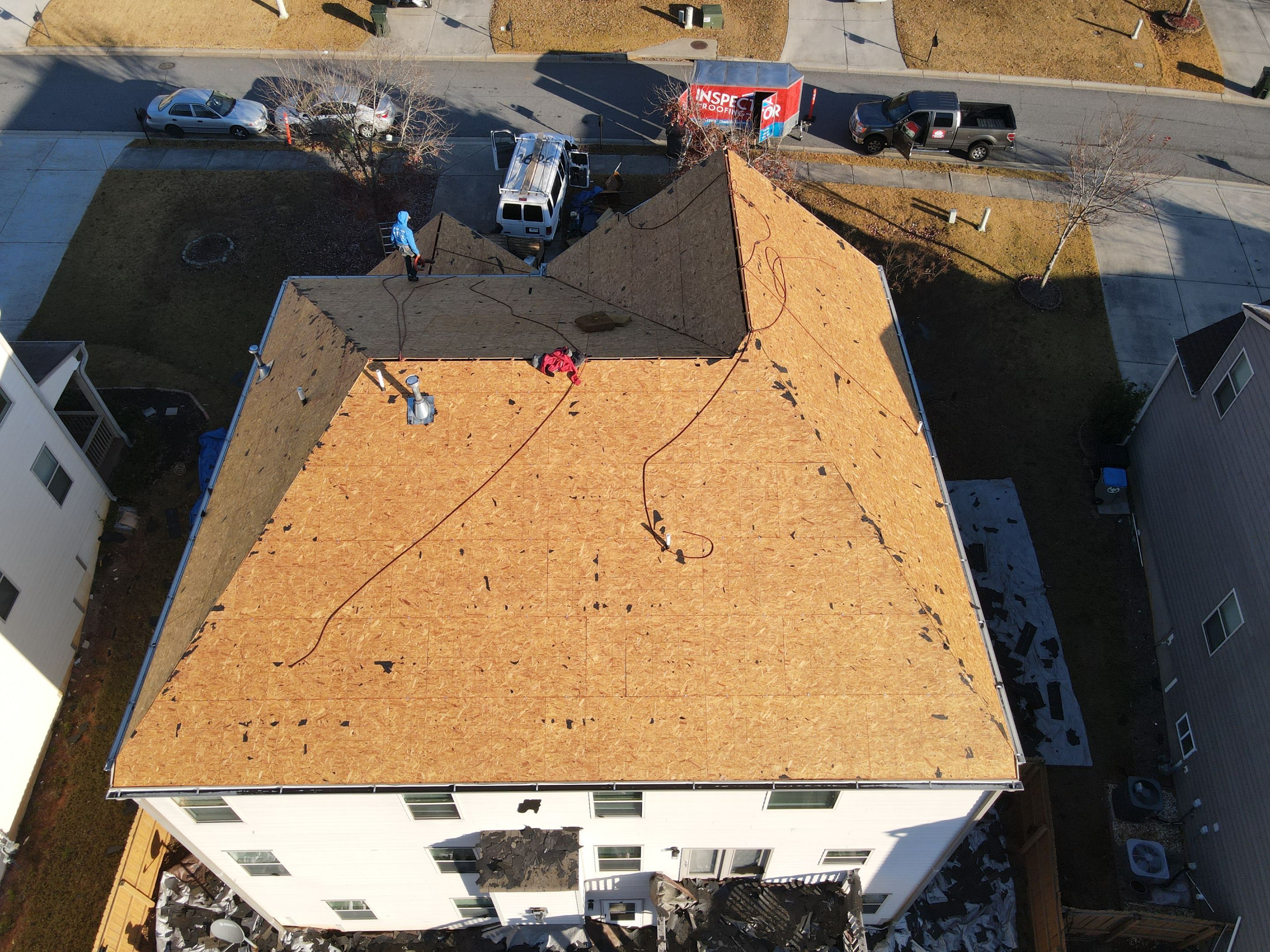 Residential Roofing Installation using Owens Corning by Inspector Roofing and Restoration