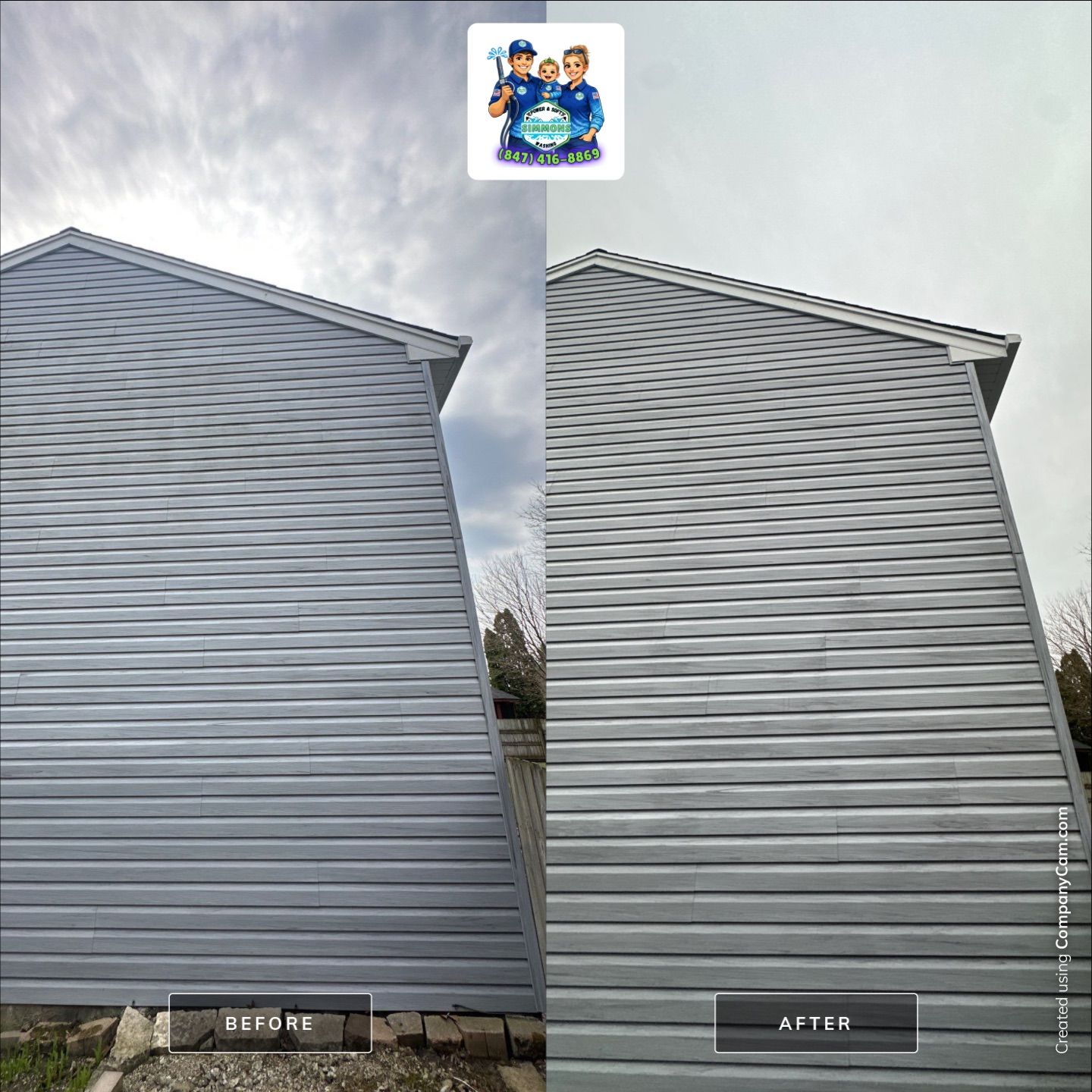 Crystal Lake Home Exterior Gutter and Siding Services by Simmons Power & Soft Washing