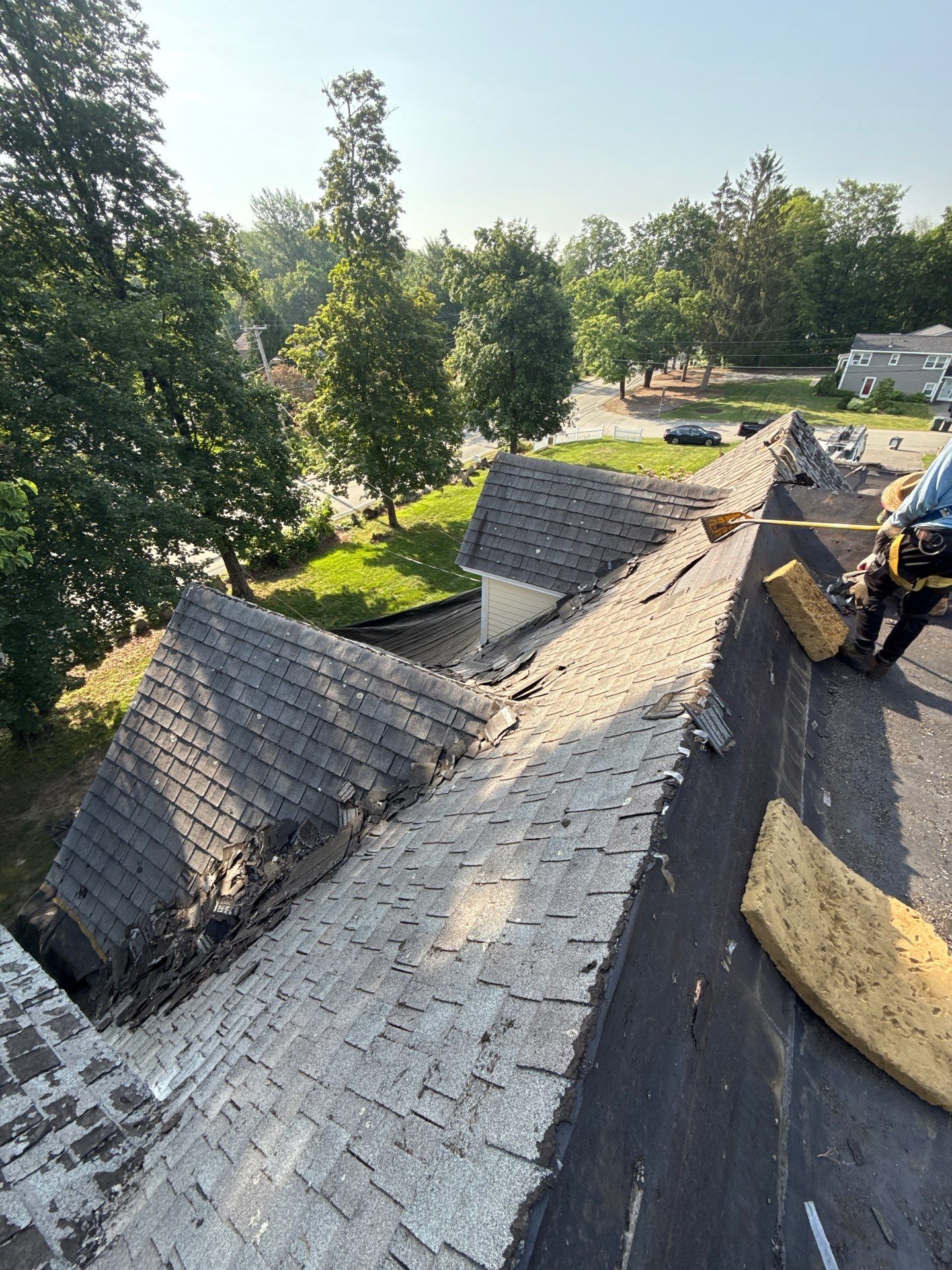 Full Roof Replacement & EPDM Restoration – North Andover, MA by Mighty Dog Roofing of Greater Middlesex County