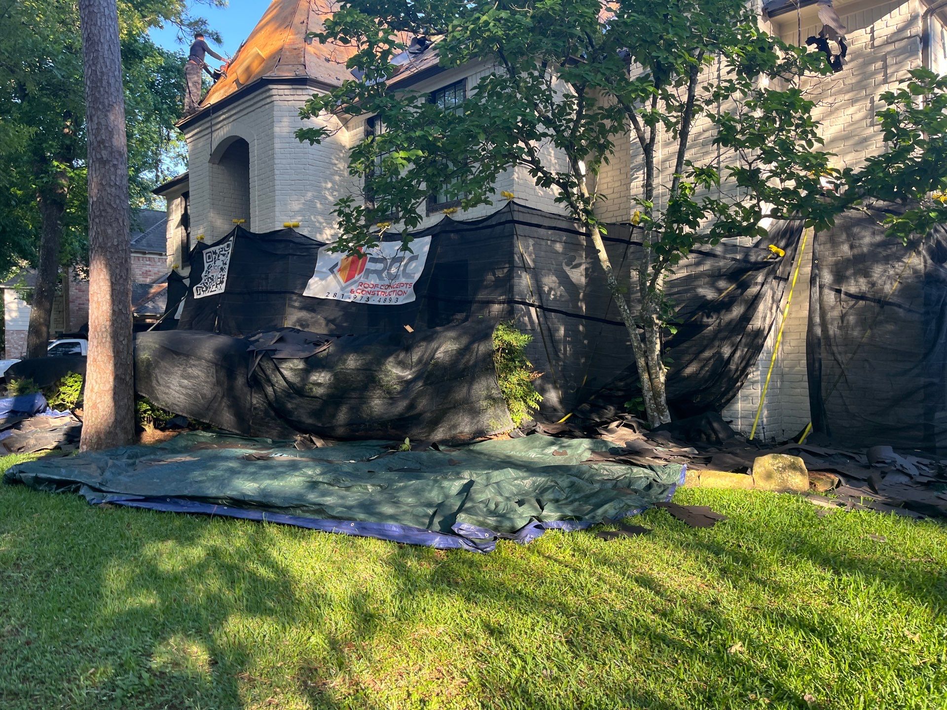 Residential Roofing Installation using Malarkey Vista Impact Resistant by Roof Concepts Construction