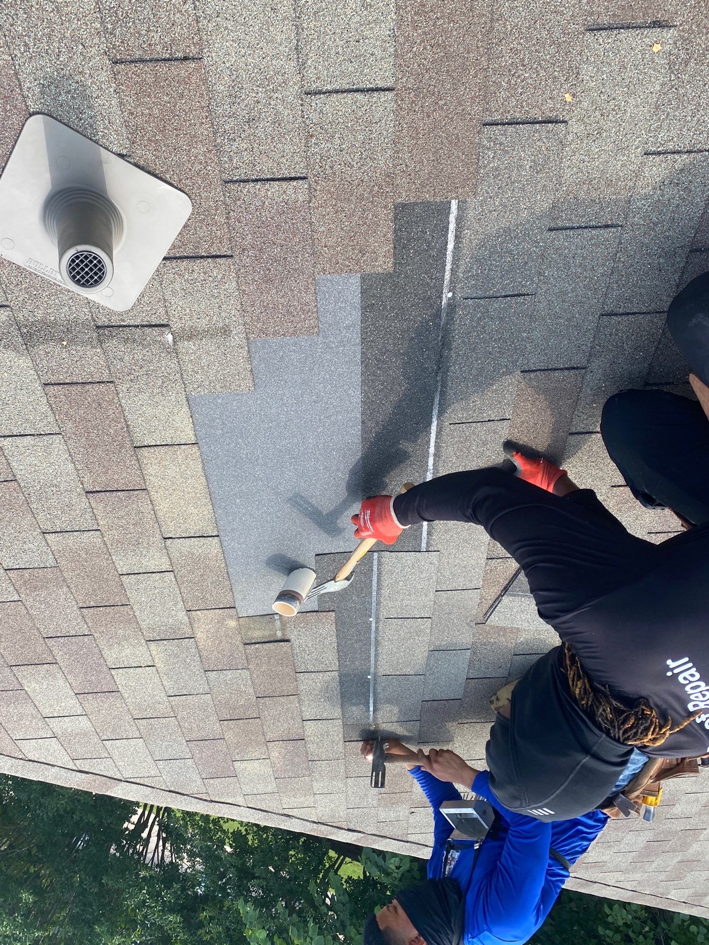 Hail Damage using Owen's Corning Duration (Lifetime) Shingles by Roof Repair Company