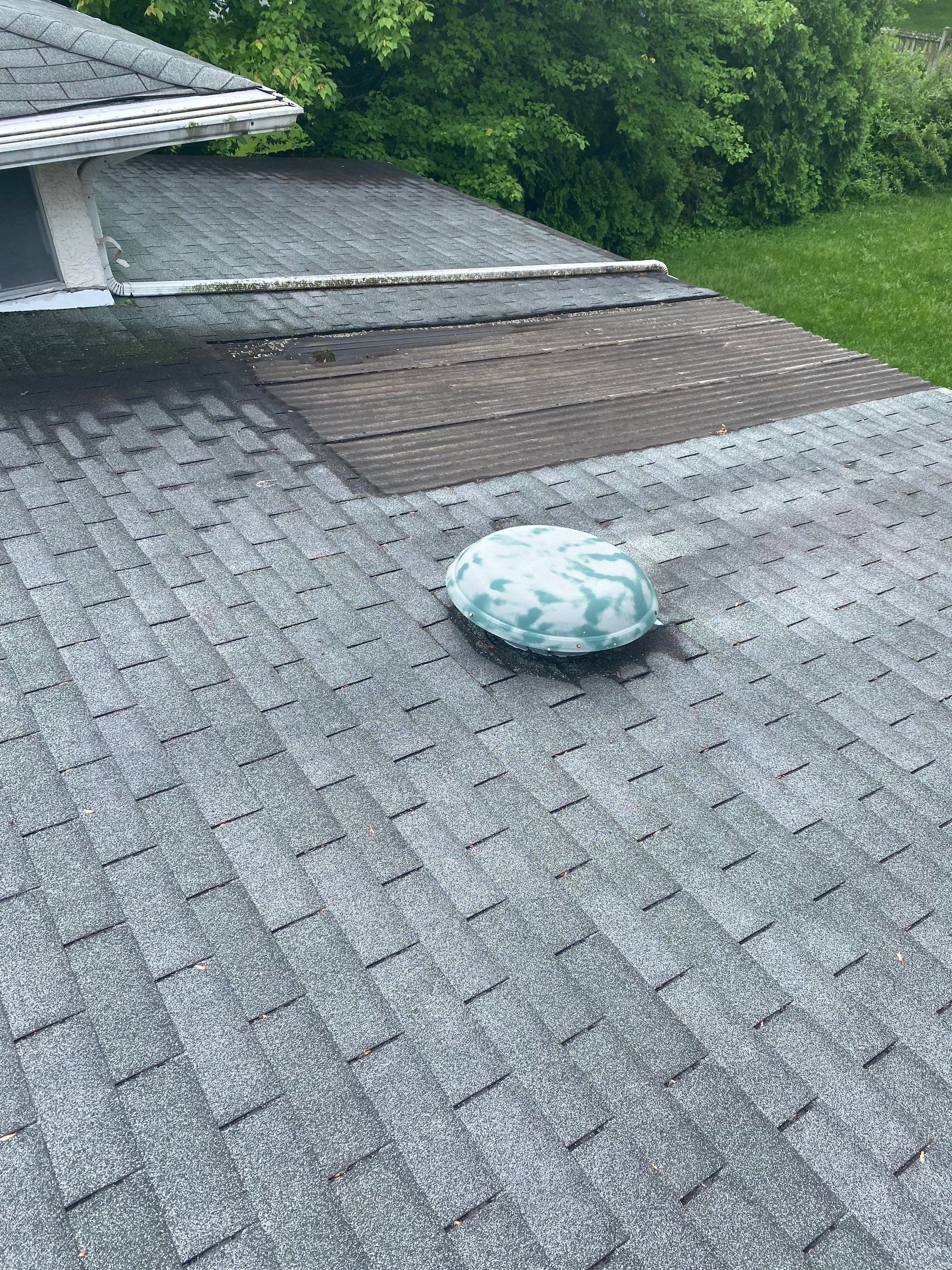 New Roof Installation using new OSB sheathing Certainteed Landmark Shingles by Best Roofing & Siding Company