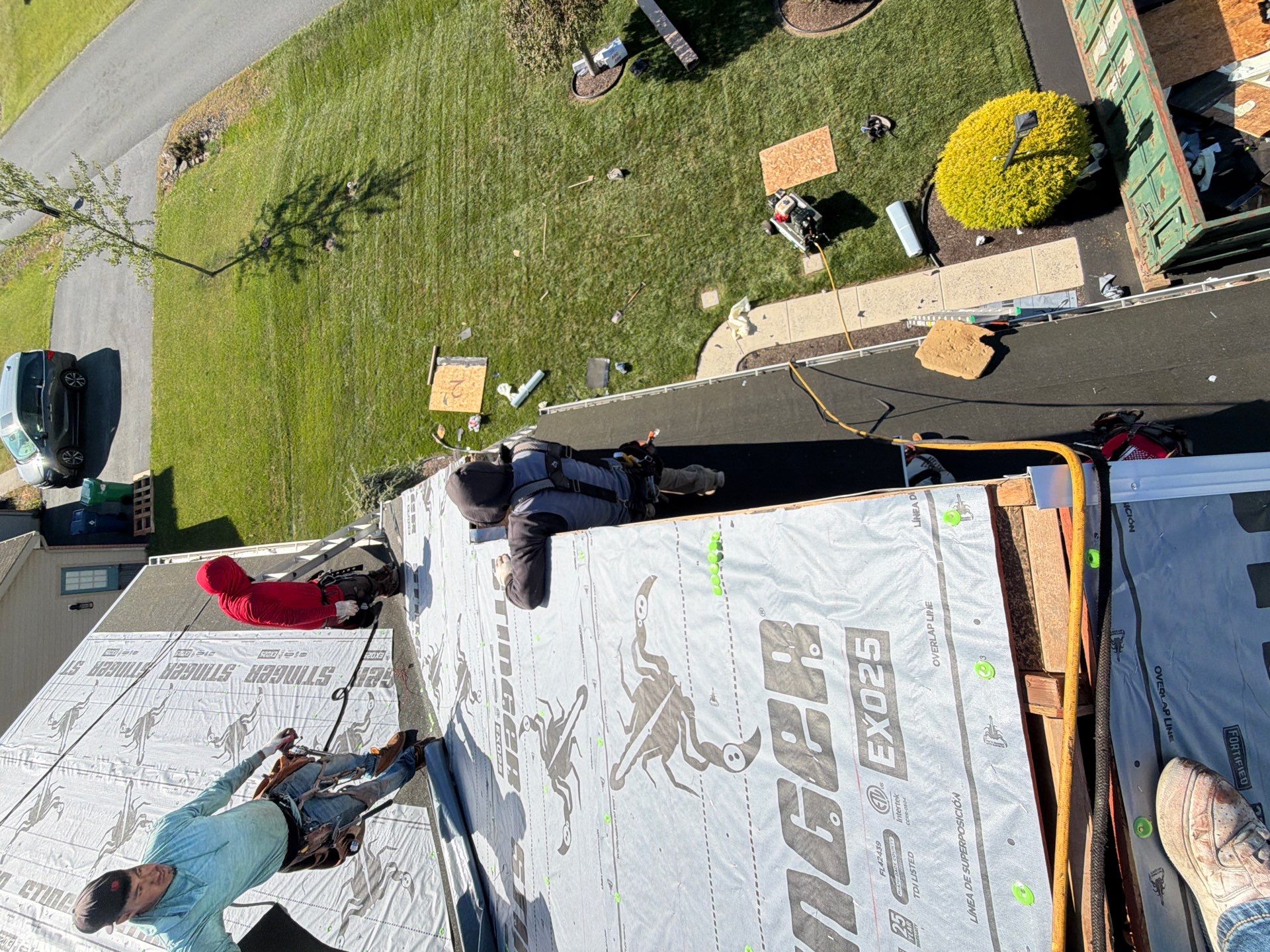 Residential Roof Installation Featuring GAF Timberline HD Shingles in Chambersburg by Teflon Roofing