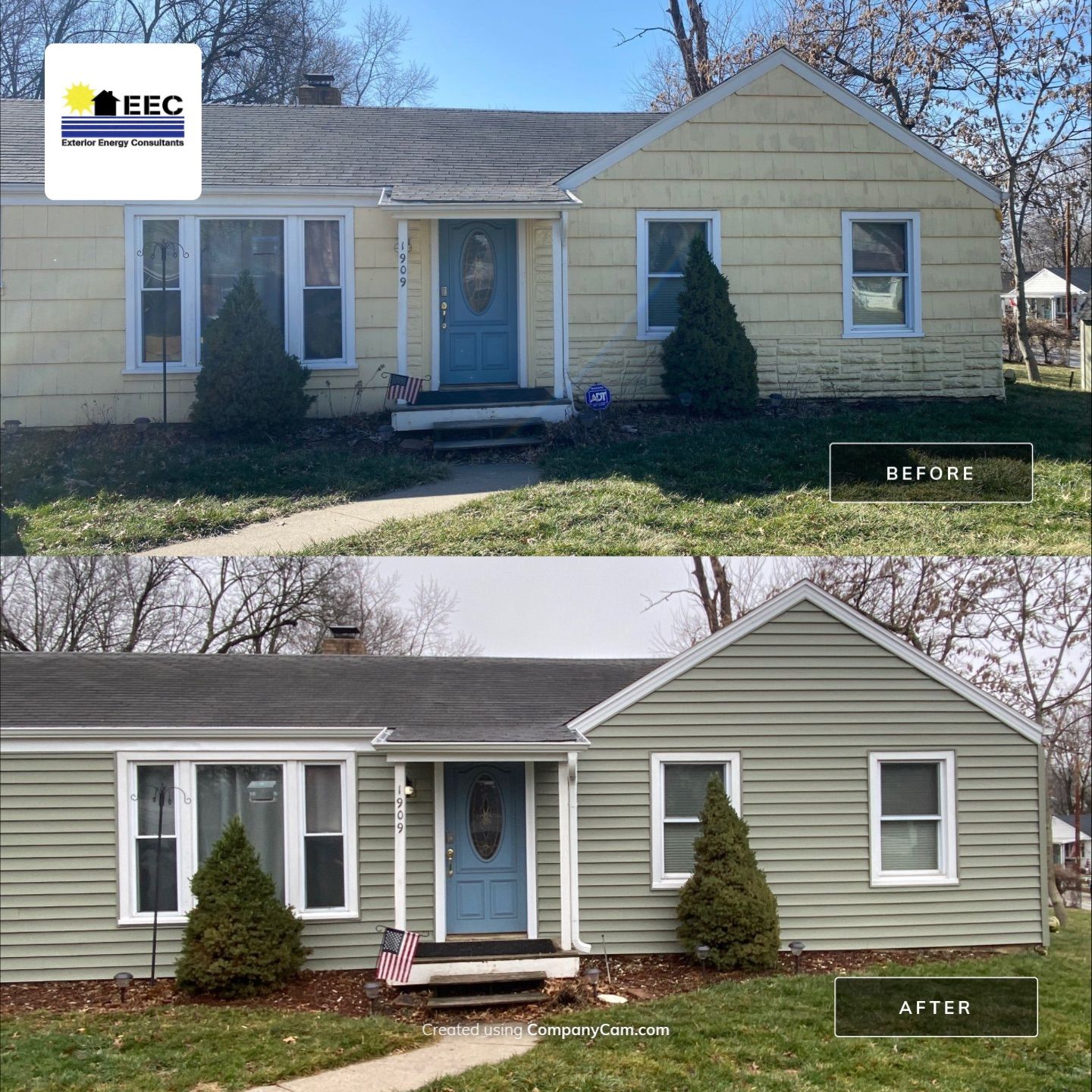 Out with old in with the new! by EEC  Windows, Siding & Roofing 