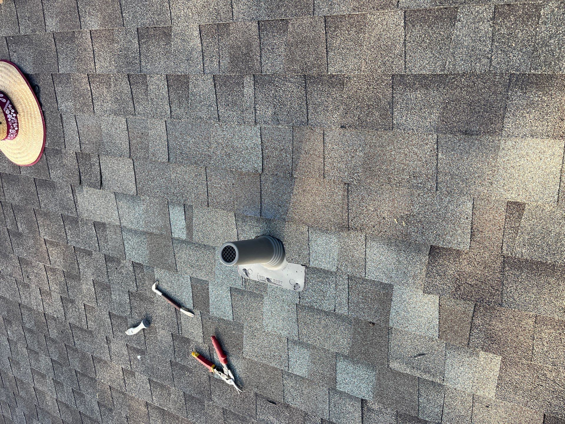 Hail Damage using Owen's Corning Duration (Lifetime) Shingles by Roof Repair Company
