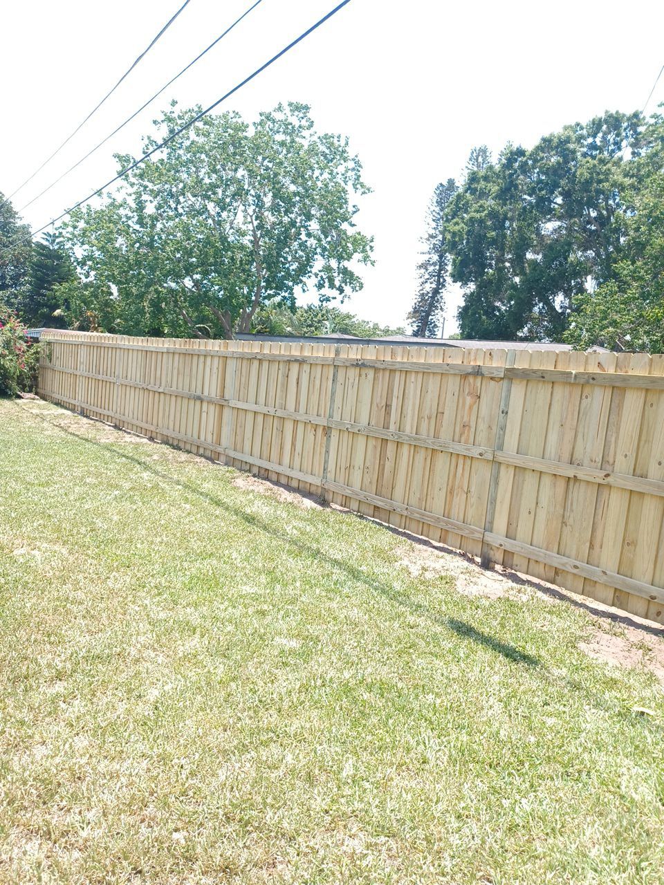 Bradenton, FL 6ft. Treated Board on Board Privacy Fence by Asap fence and gates, LLC