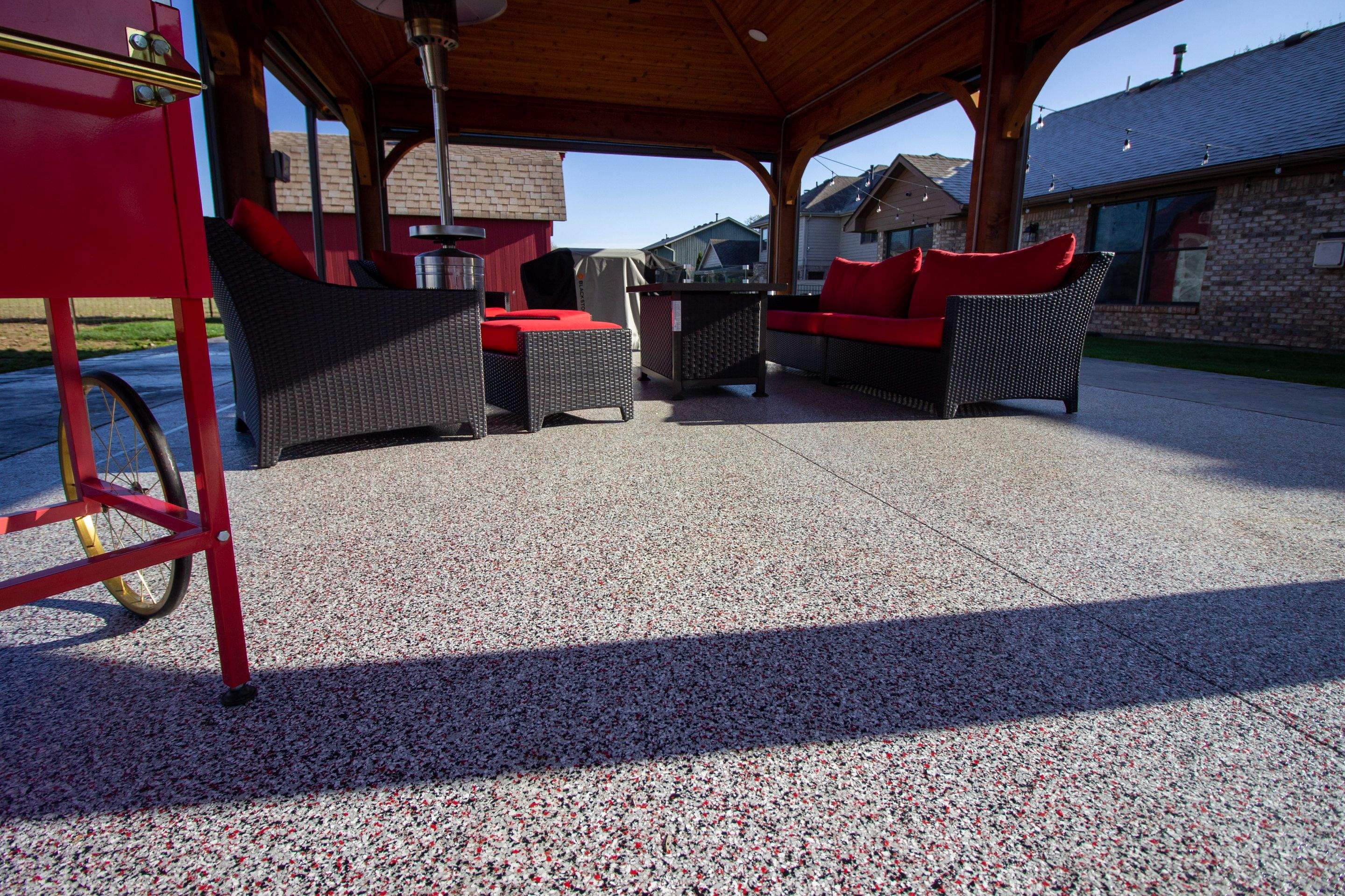 Patio Installation using Buckeye by Your1DayFloor.com