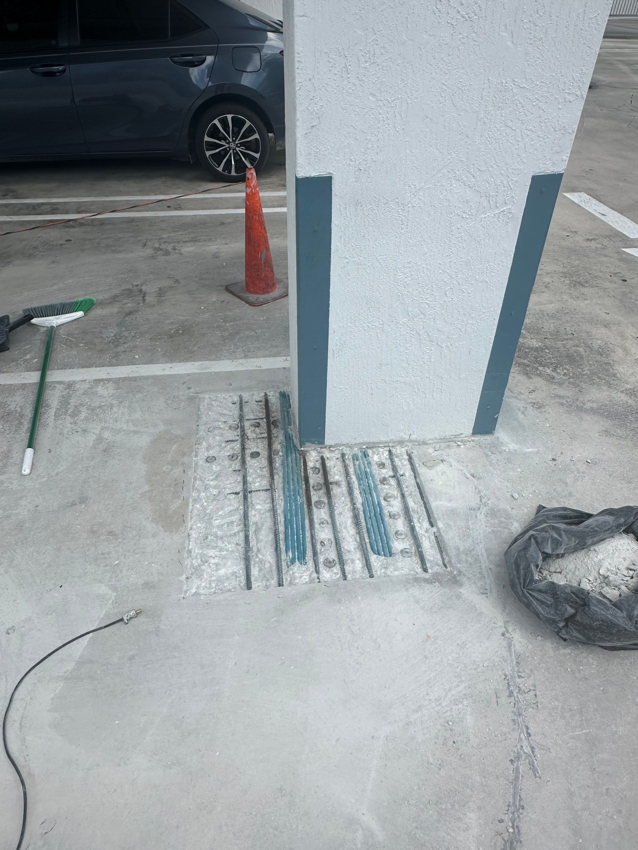 Concrete Restoration using SIKA by The Goat Contractor ( Giampri Corp)