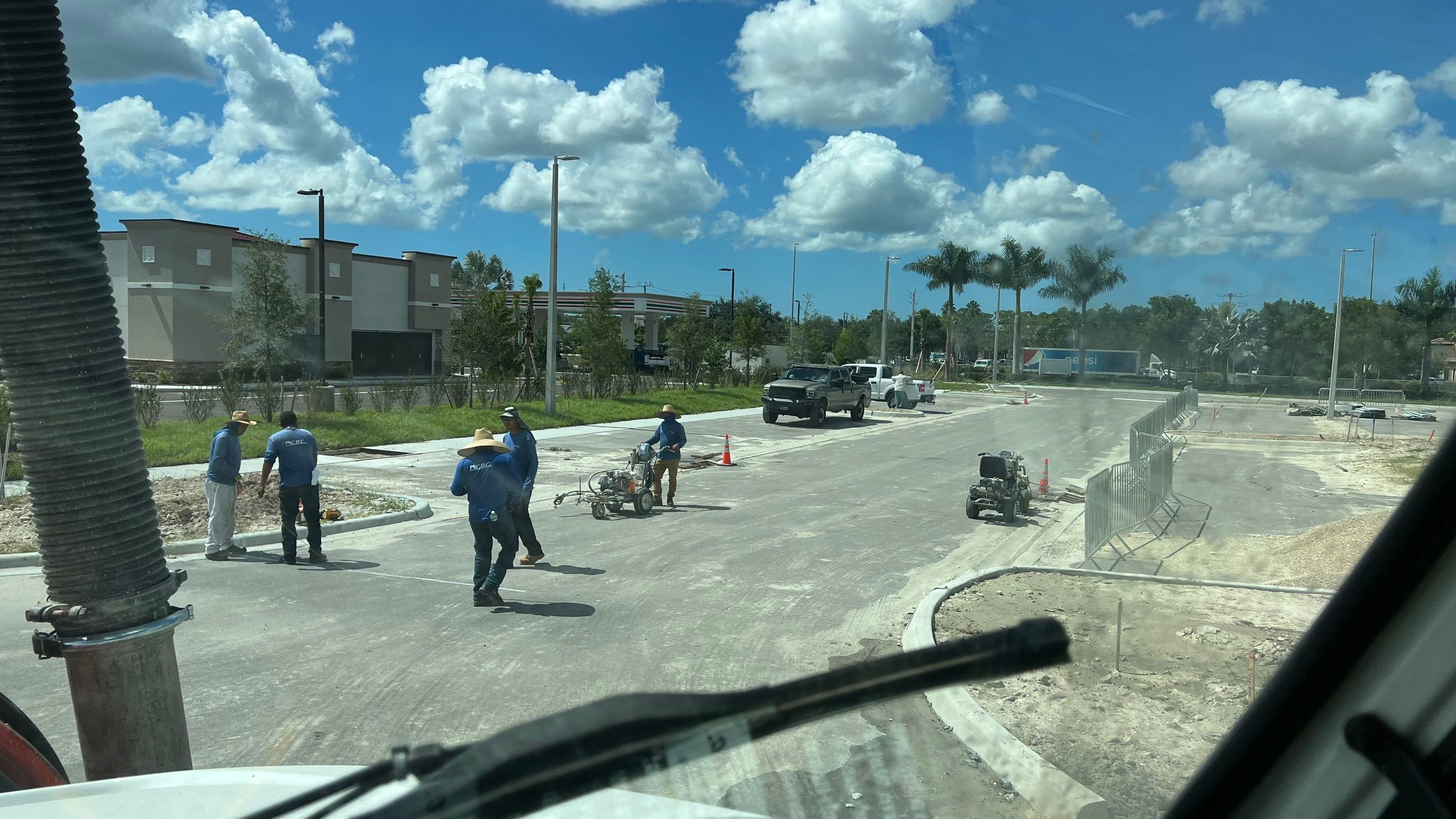 New Construction Storm Drain System Cleaning by APS Power & Water