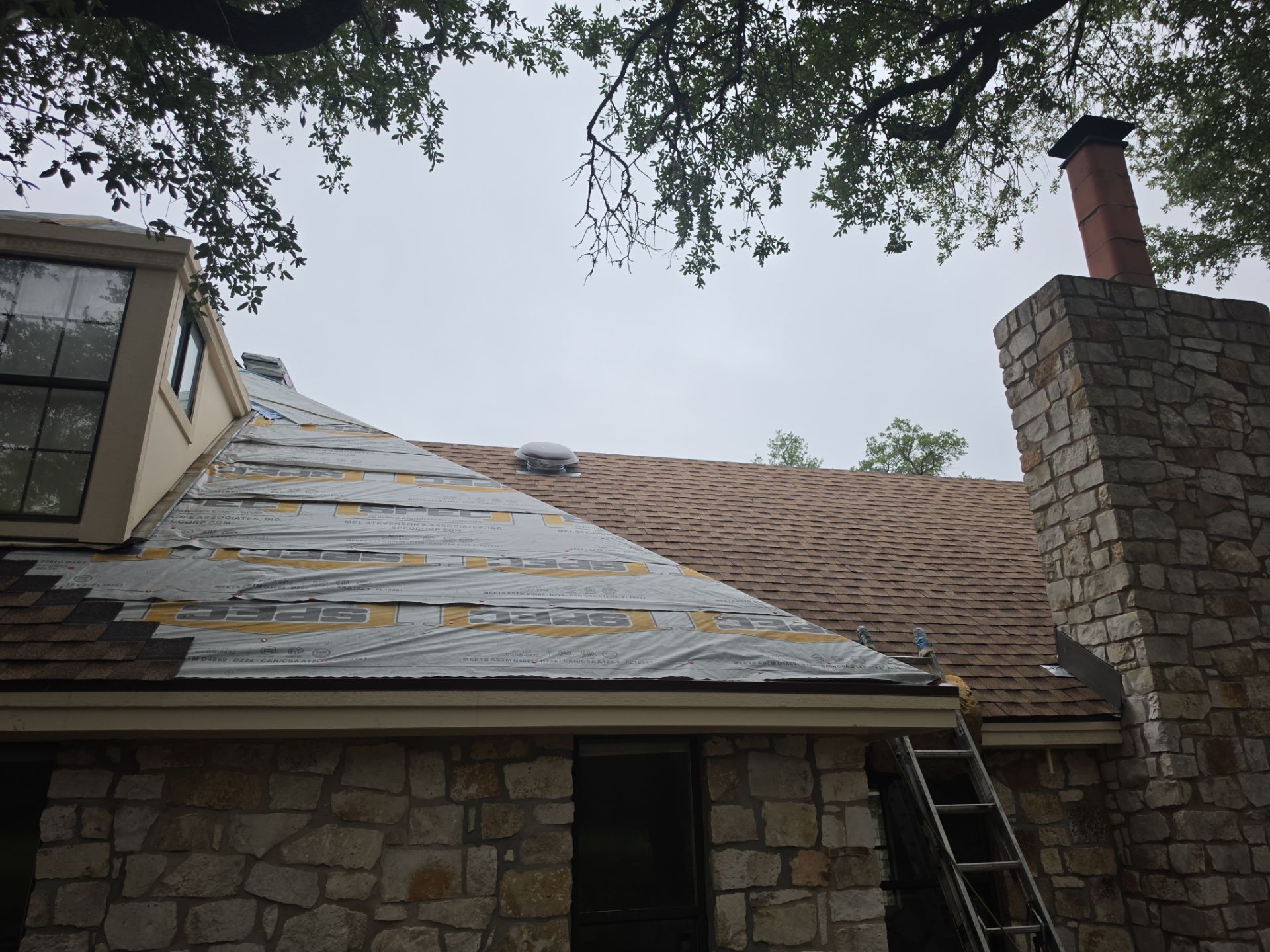 Lots of roof in Anderson Mill, TX by REPS Austin Area Roofer