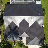 24ga 1" Nail-Strip Dark Bronze by Total Roofing System The Metal Roof Experts