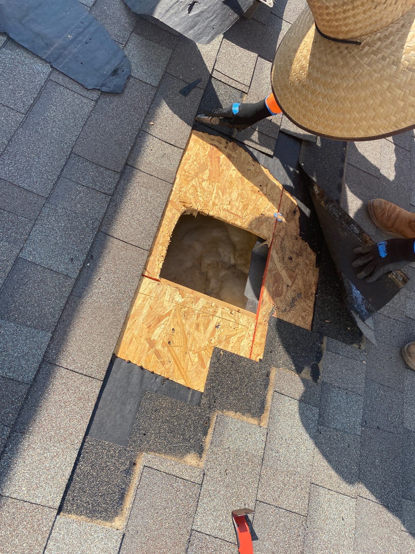 Hail Damage using Owen's Corning Duration (Lifetime) Shingles by Roof Repair Company