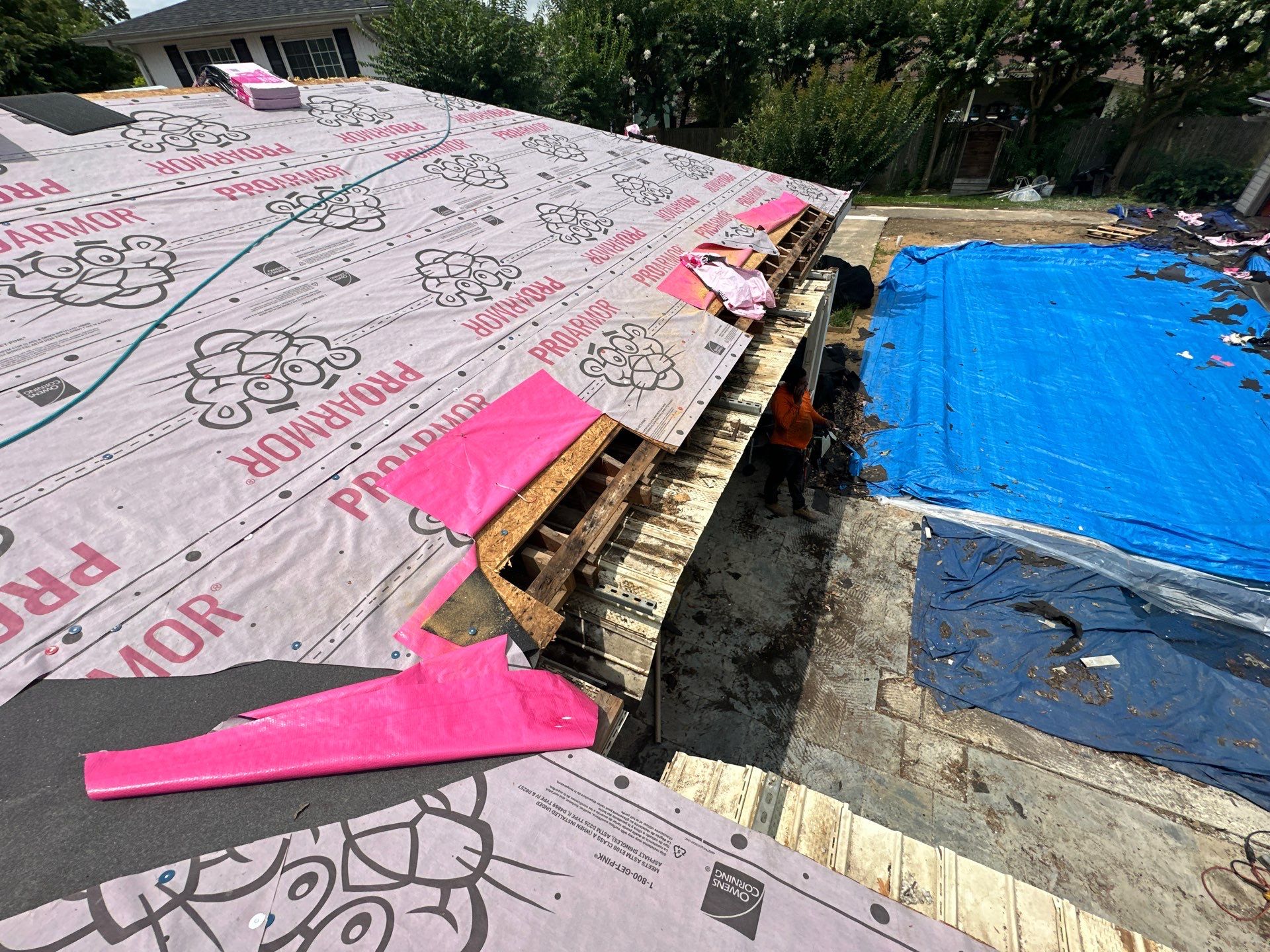 Project in Houston by Motion Roofing