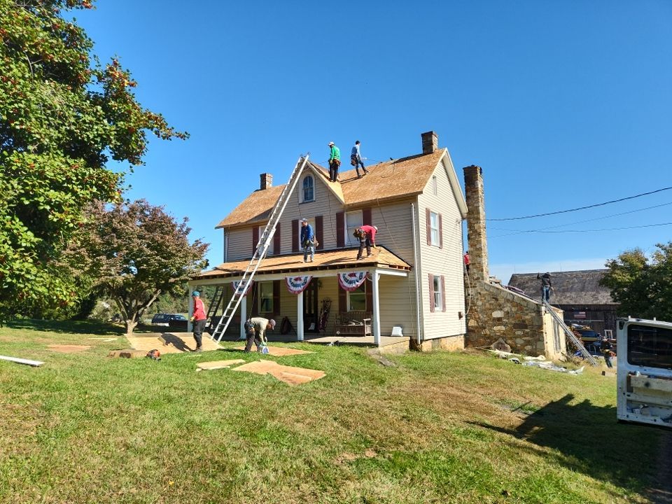 Complete Exterior Home Make Over in Maryland by Elvis General Construction LLC