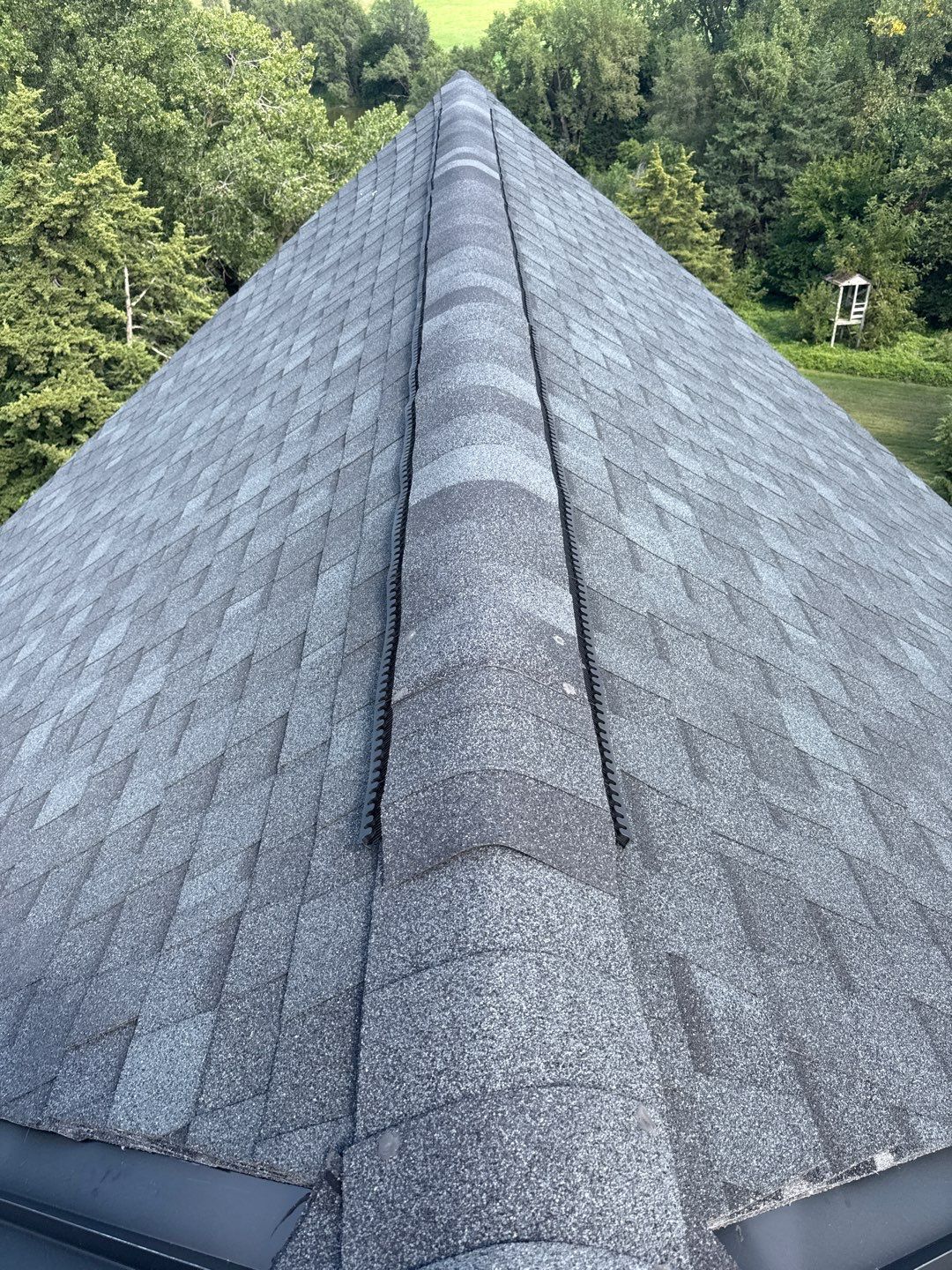 Roof Replacement with Ridge Vent and New Soffit in West Point, NE by Crows Roofing LLC
