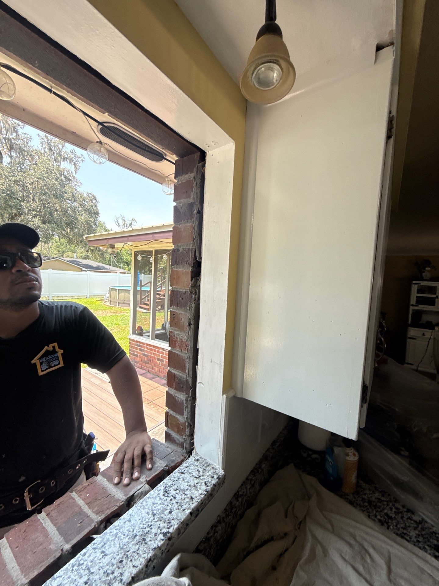 Energy-Efficient White Vinyl Window Replacement in Lake City, Florida by Windows & Doors Store