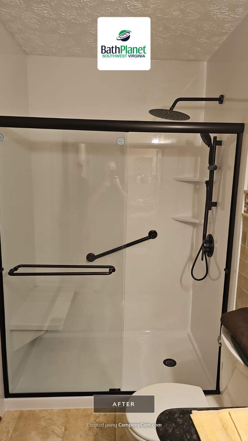 Basic Tub to Walk-In Shower by BathPlanet SW Virginia