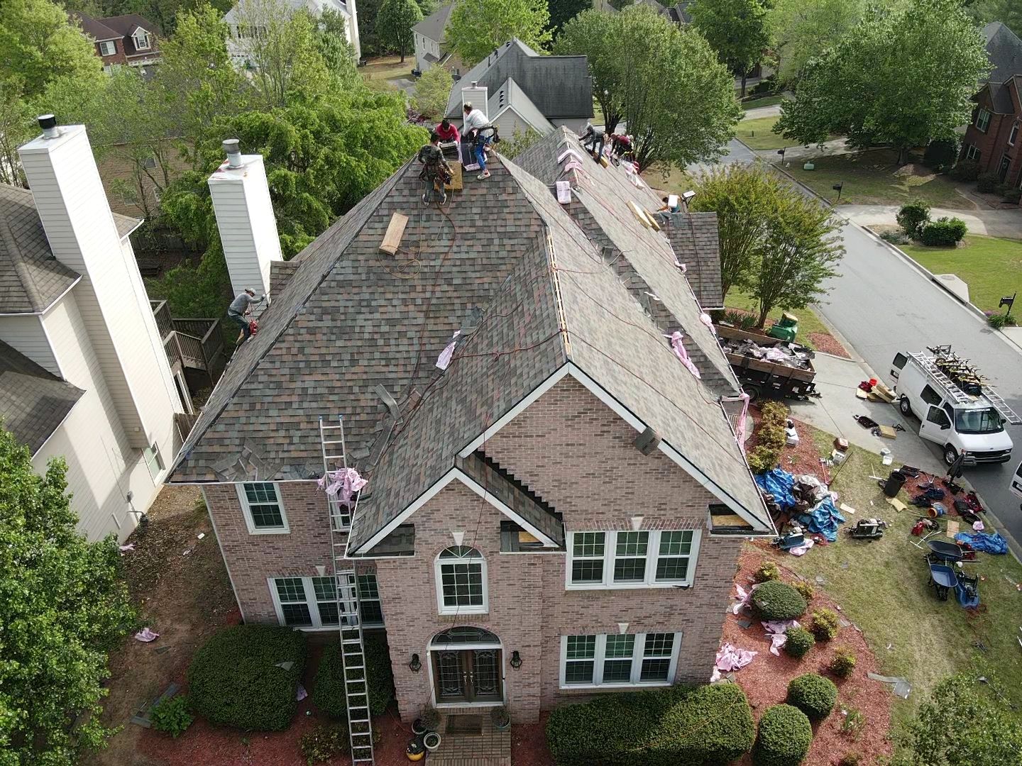 Residential Roofing Installation using Owens Corning by Inspector Roofing and Restoration