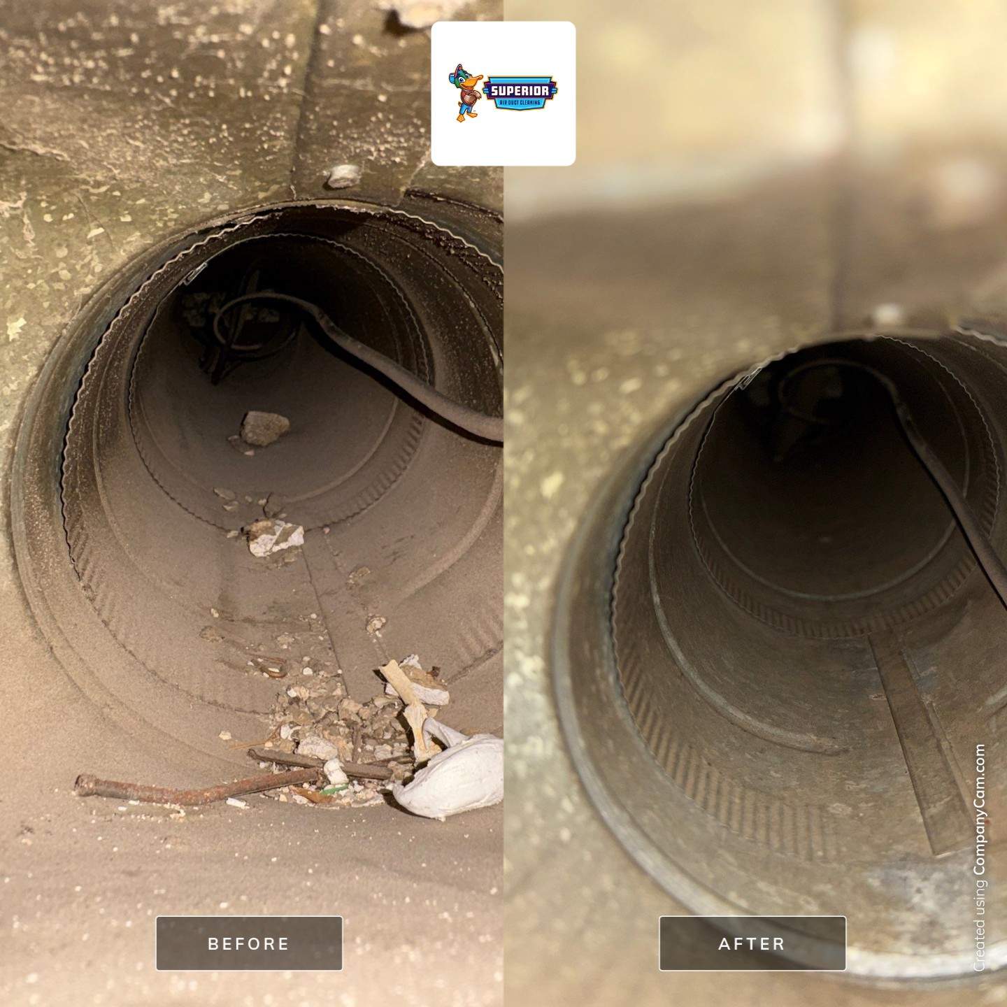 Air Duct Cleaning With a Vacuum Truck in Coraopolis, PA by Superior Air Duct Cleaning