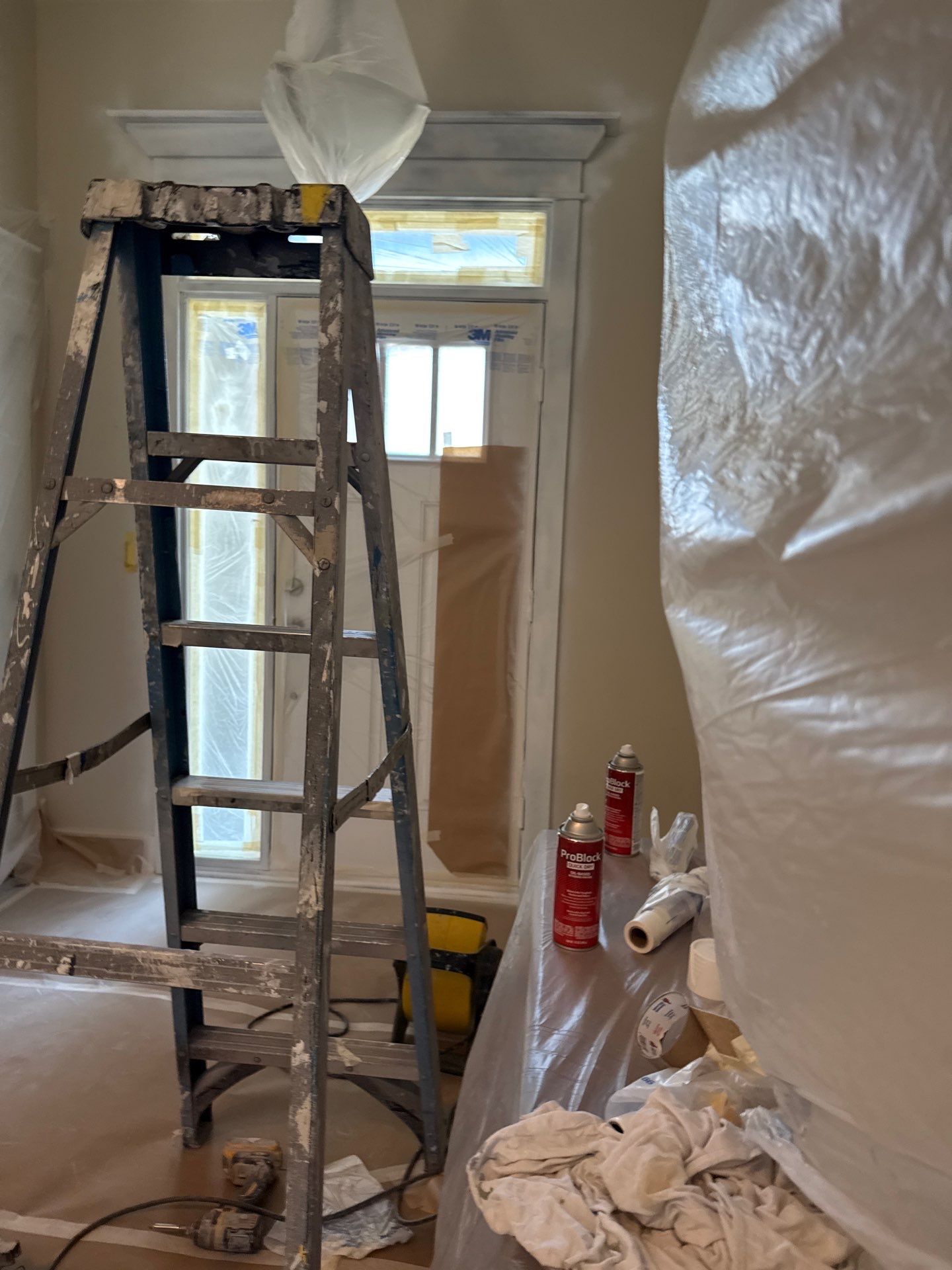 Residential Interior Repaint Color Change on Walls and Cabinets by Midwest Paint LLC
