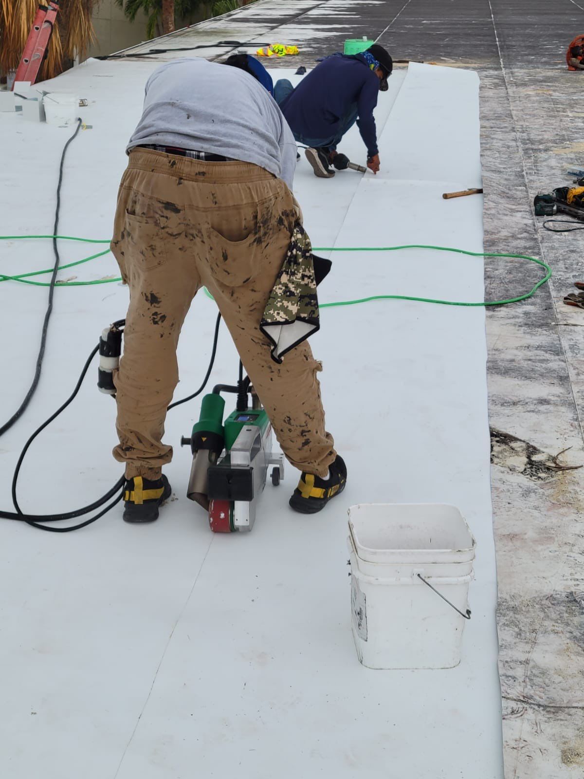 Emergency Repair on School from Storm Damage by Four Peaks Roofing