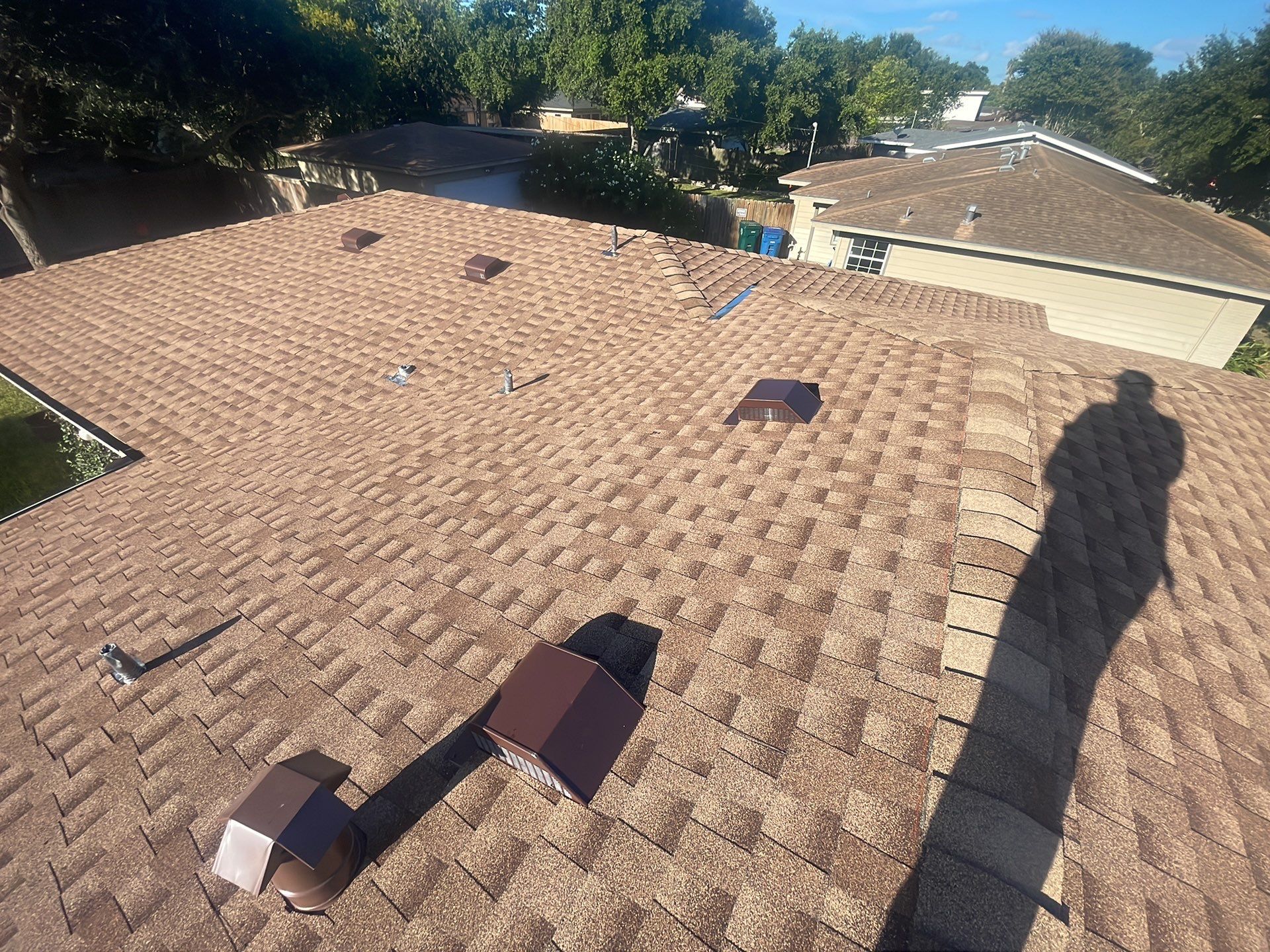 Residential Roofing Installation using GAF HDZ Shakewood by Lighthouse Roofing