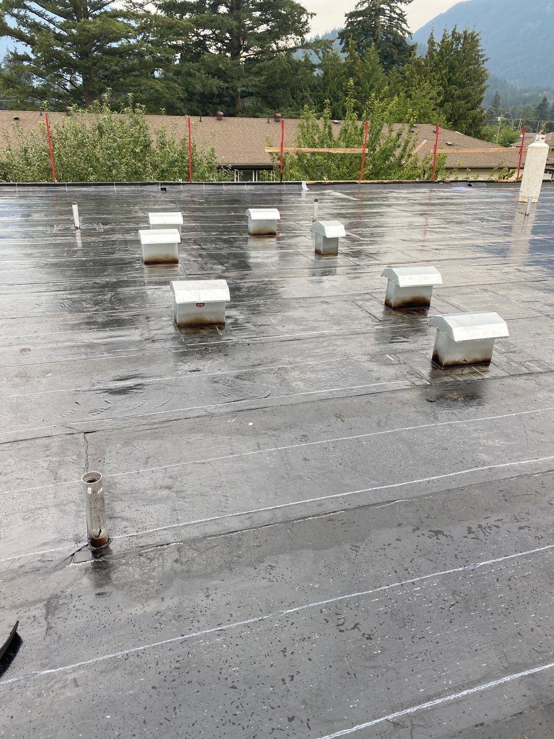 Residential ReRoofing Installation using IKO 2ply sbs  by Top Notch Roofing Inc