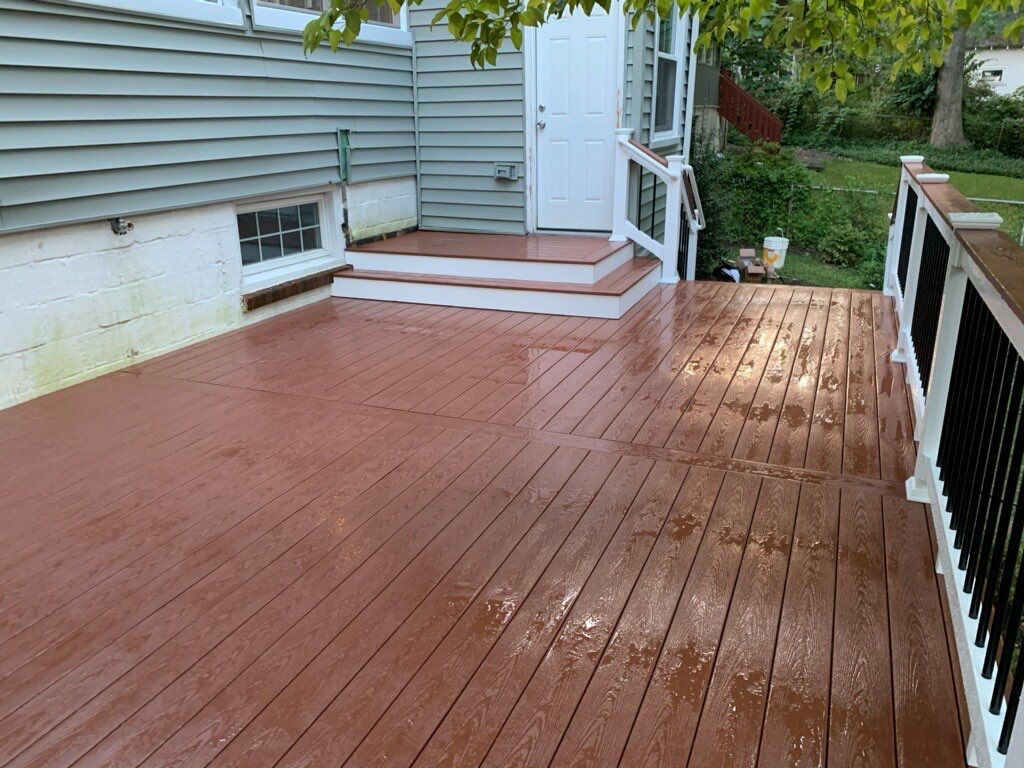 New deck installation by Window Depot of Annapolis