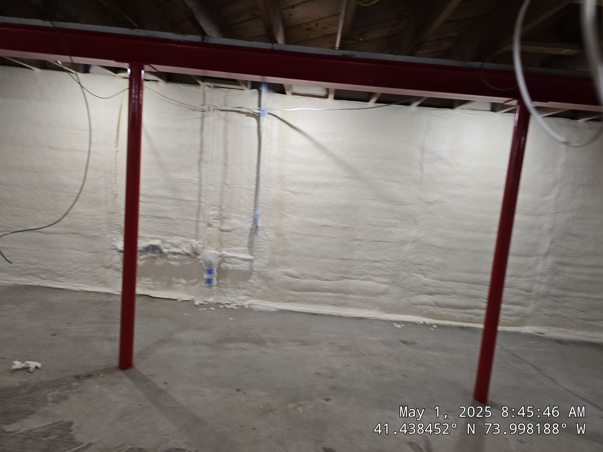 Attic Insulation using open cell spray foam by NYS Foam & Energy