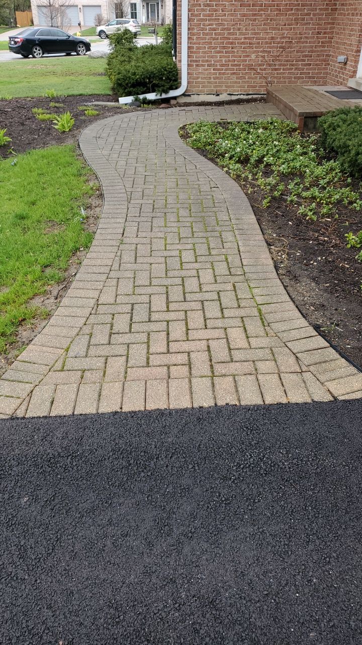 Brick paver clean, sand and seal.  using Surebond SB-1300 by Northern Power Washing LLC.
