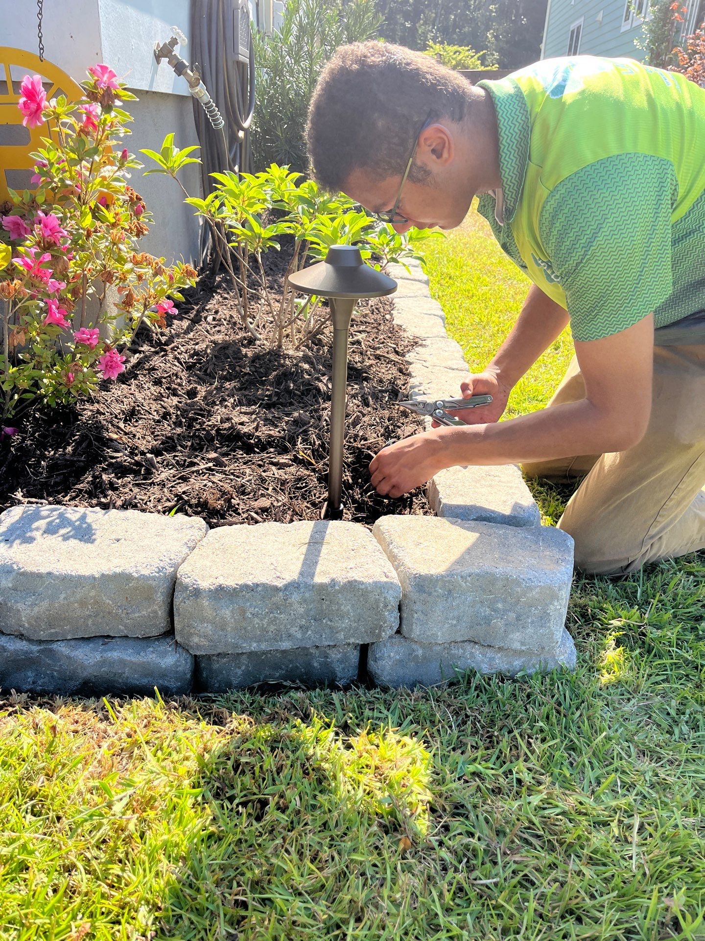 Landscape Lighting Project in Summerville by Hudson Bros Lawn Care LLC