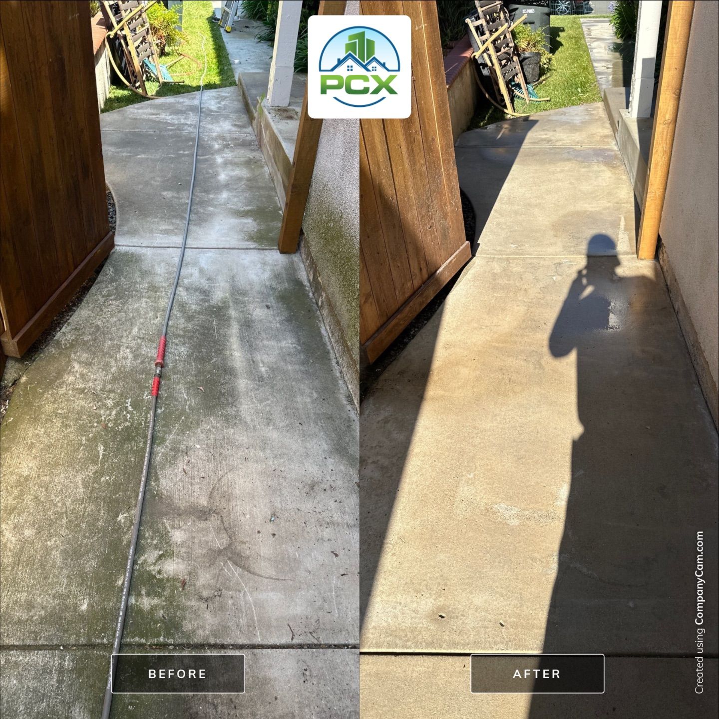 This home was COVERED in growth by Property Cleaning Experts, LLC