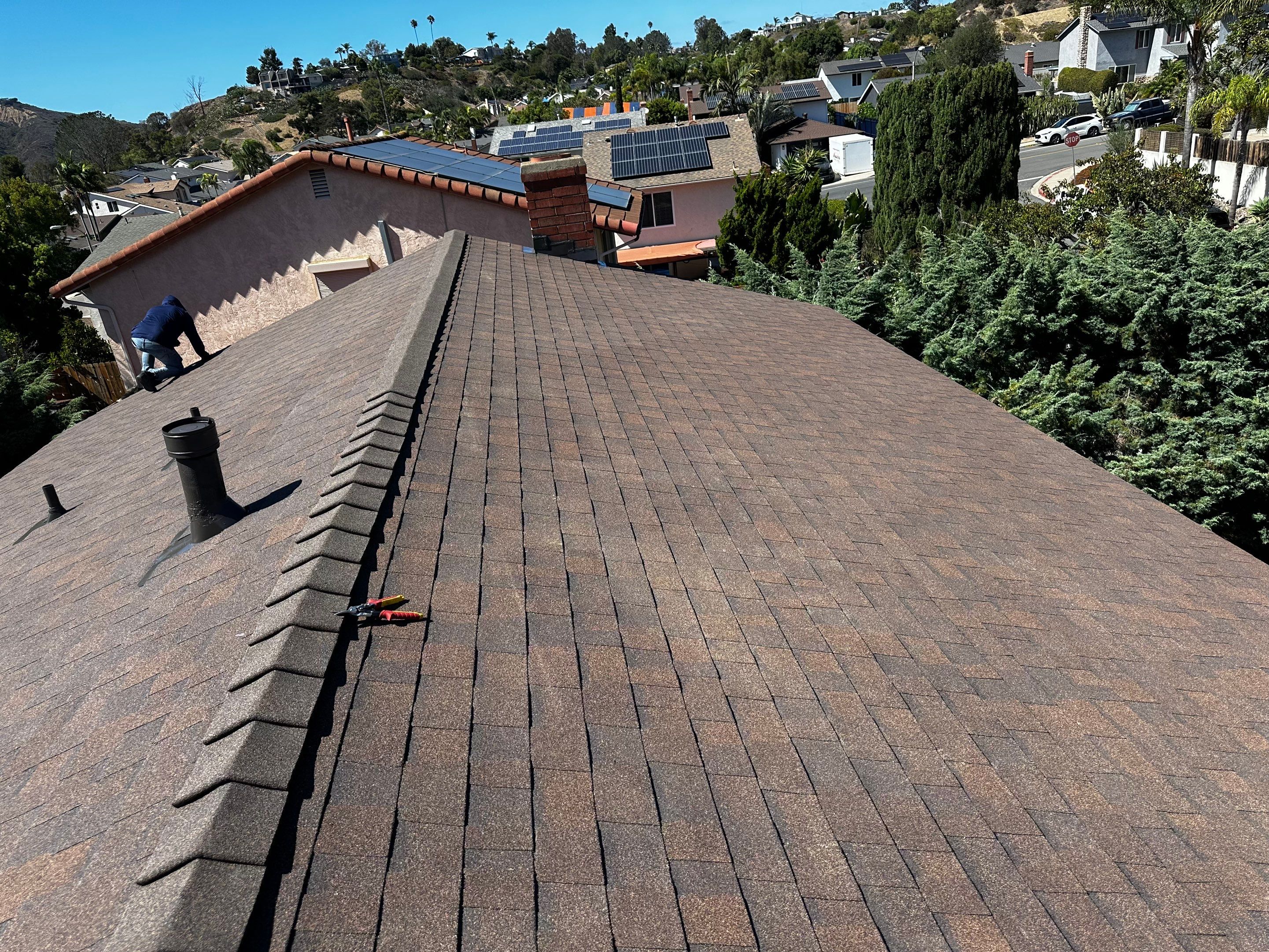 Full Residential Roof Replacement and Decking Repair in San Diego by Reliable Roofing San Diego Inc.