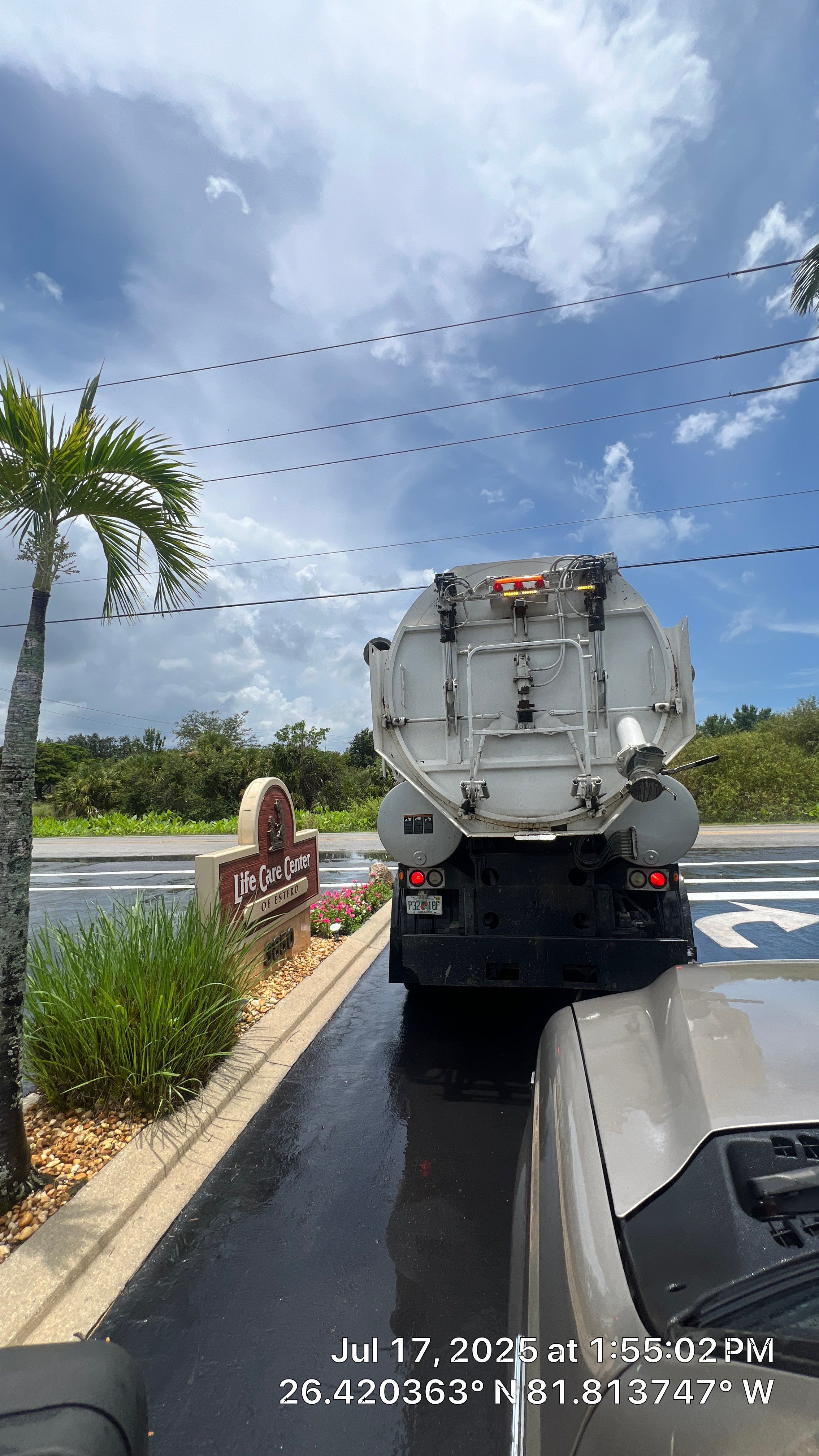 Catch Basin Cleaning with 1 Tom Plumber in Estero by APS Power & Water