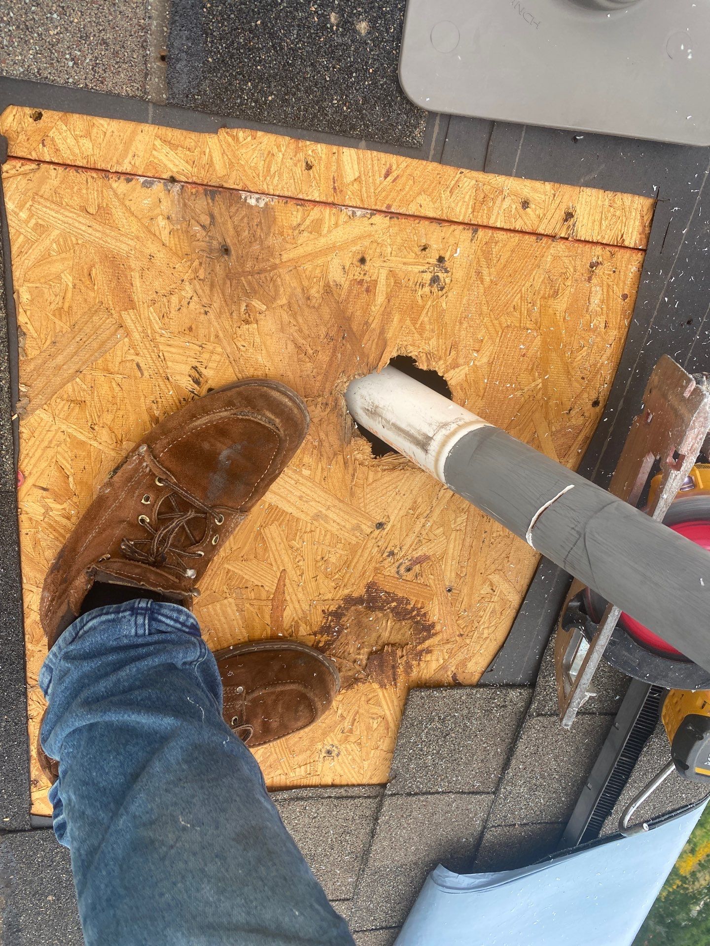 Hail Damage using Owen's Corning Duration (Lifetime) Shingles by Roof Repair Company