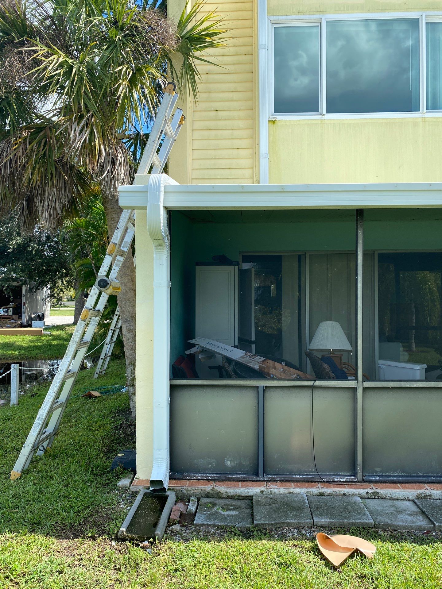 Downspout Installation in Punta Gorda FL  by Gutter Professors