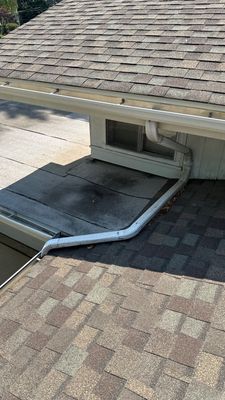 Turtle Shell gutter protection installation in Naperville, IL 60540, photograph 5