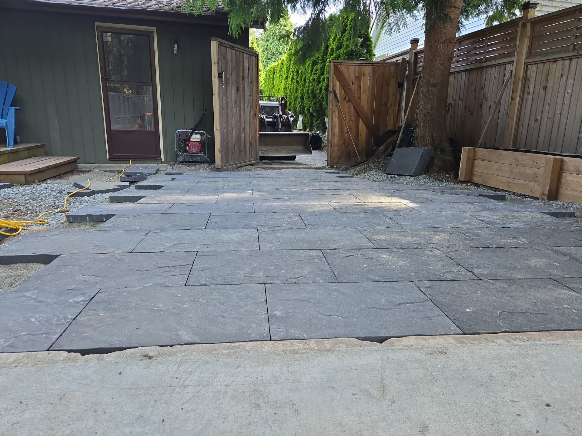 Backyard Refresh with Slab Installation & Garden Beds by Habanero Garden and Exterior Care