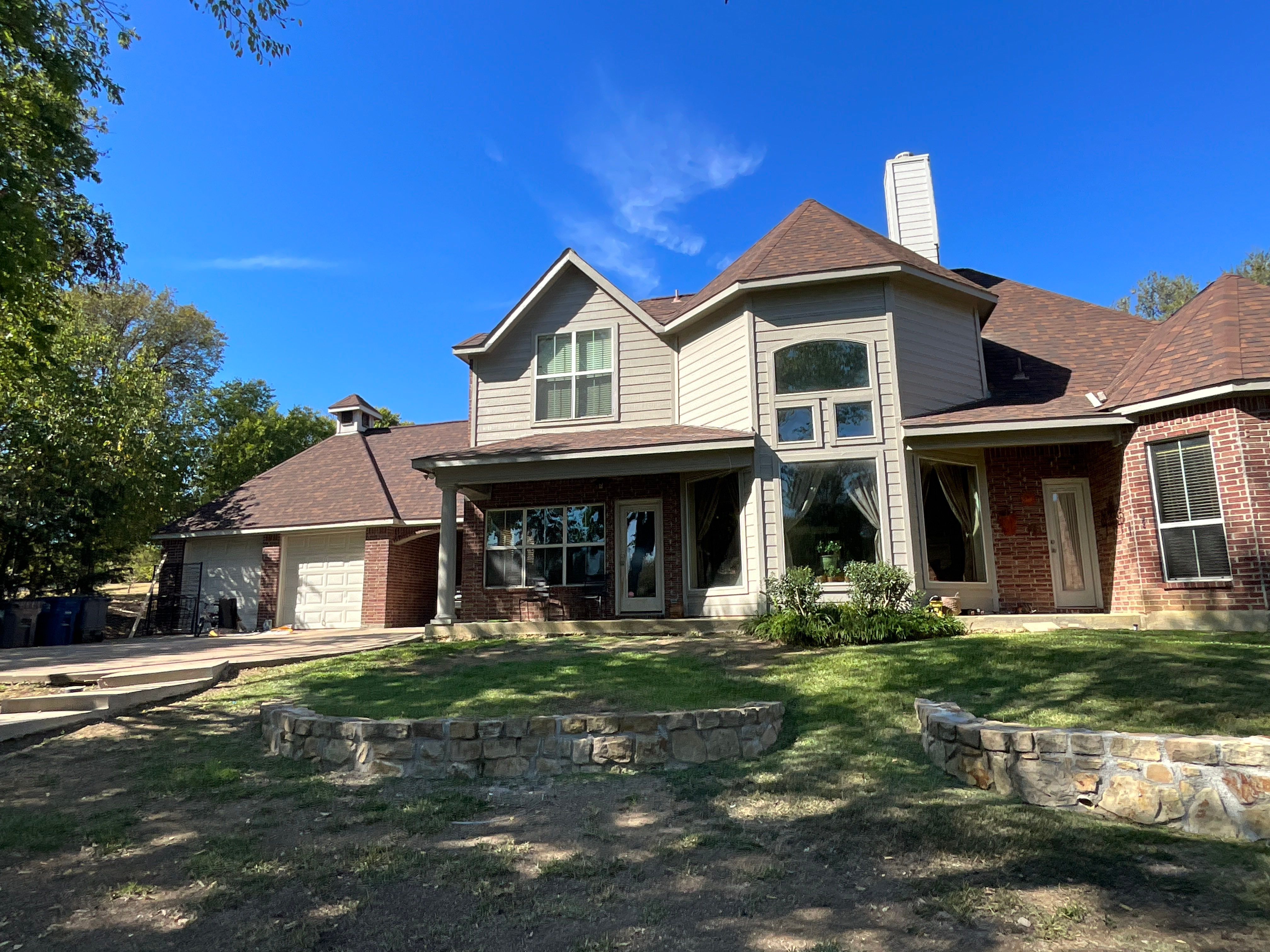 Insurance Claim Roof Paint and Gutters by Tex-Line Roofing