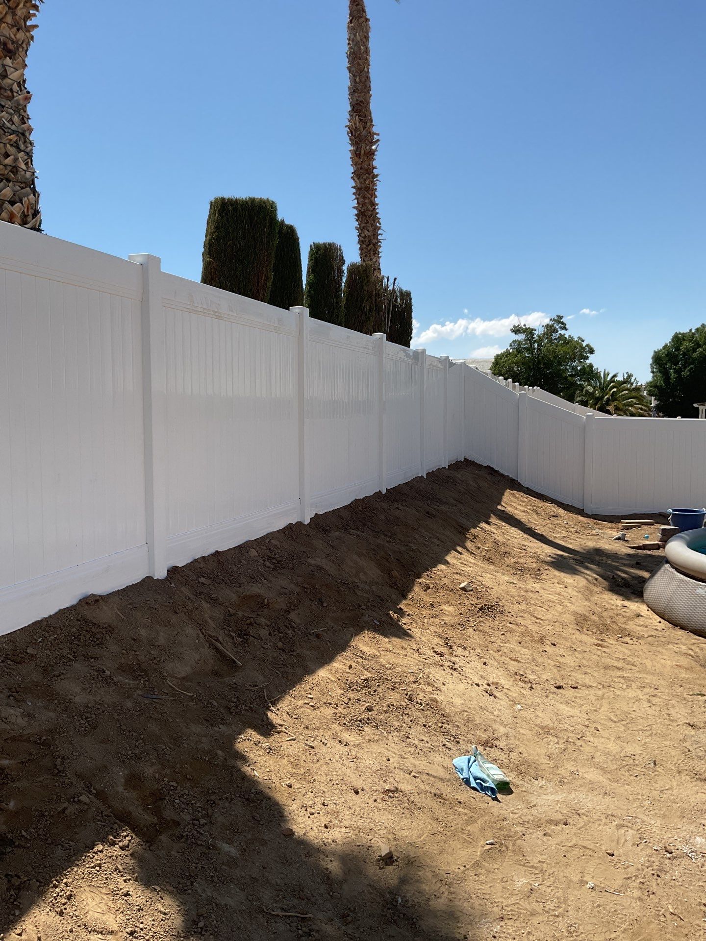 Wood fence replaced by Fence Guys Inc. 