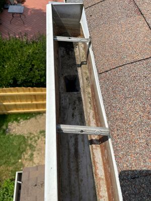 Turtle Shell gutter protection installation in Naperville, IL 60564, photograph 7