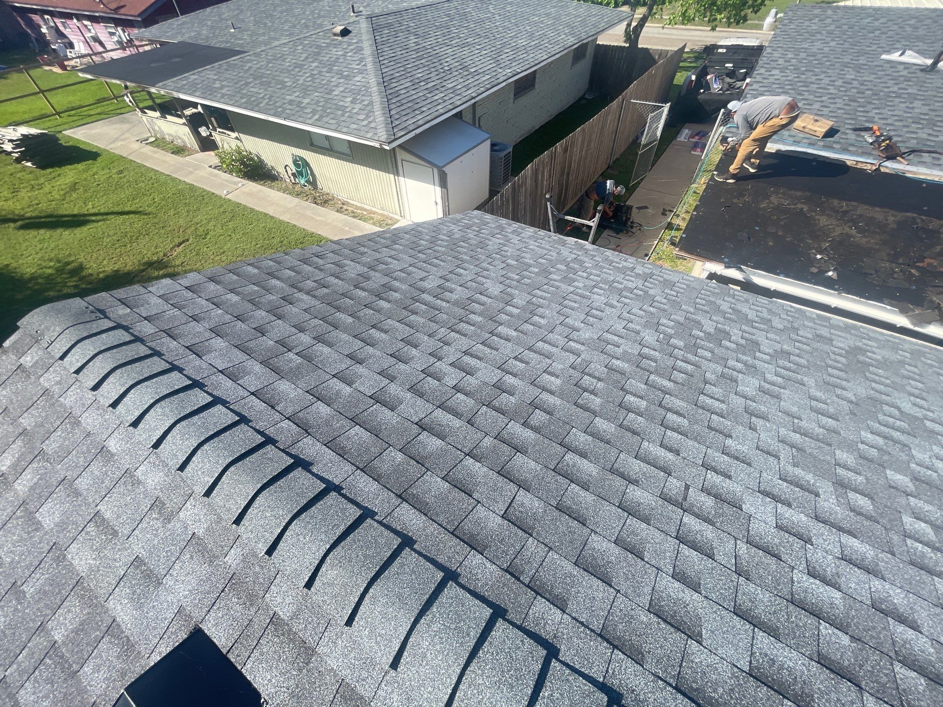 Residential Roofing Installation using GAF HDZ Pewter Grey by Lighthouse Roofing