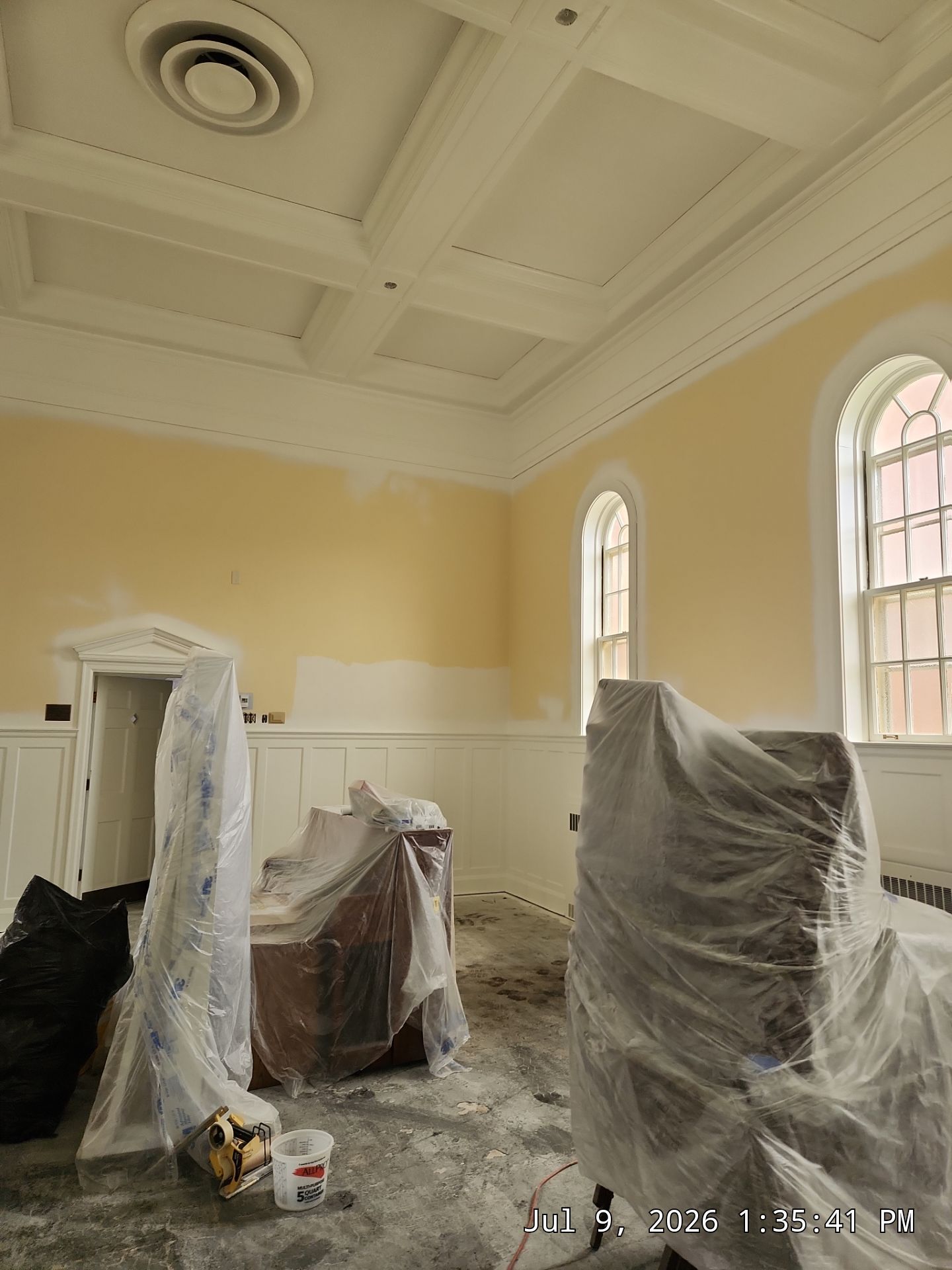 Interior Church Painting and Sanctuary Refresh in Sioux Falls by Select Painting, Coatings & Garage Cabinets